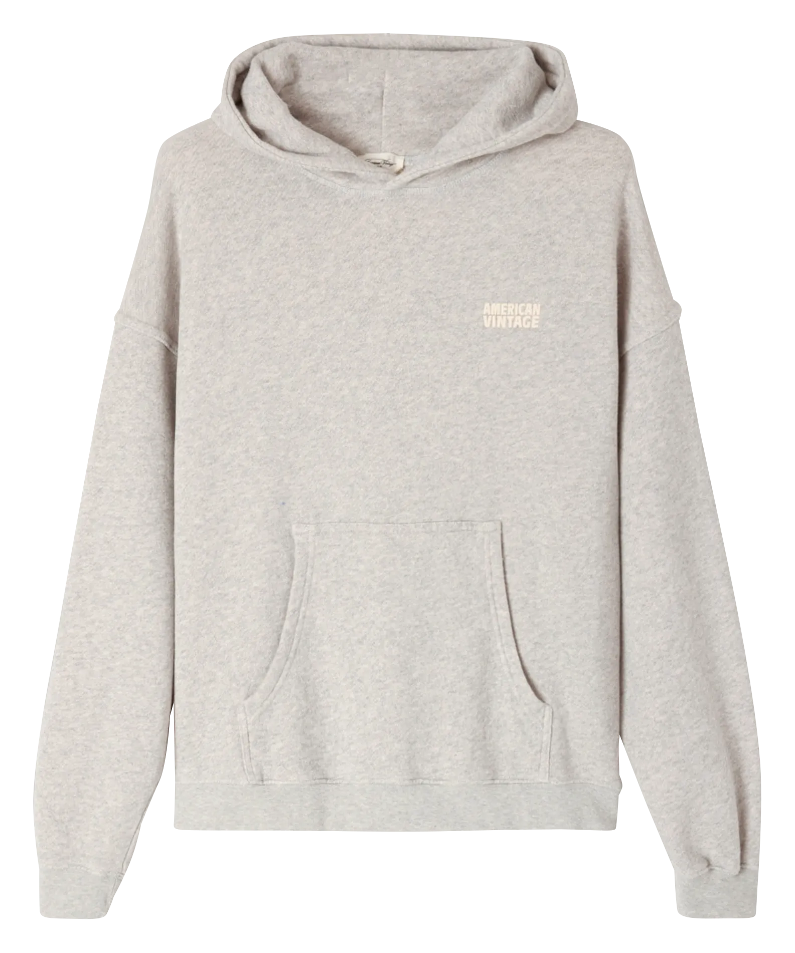 Sweat à capuche sérigraphié en coton Gris KODYTOWN