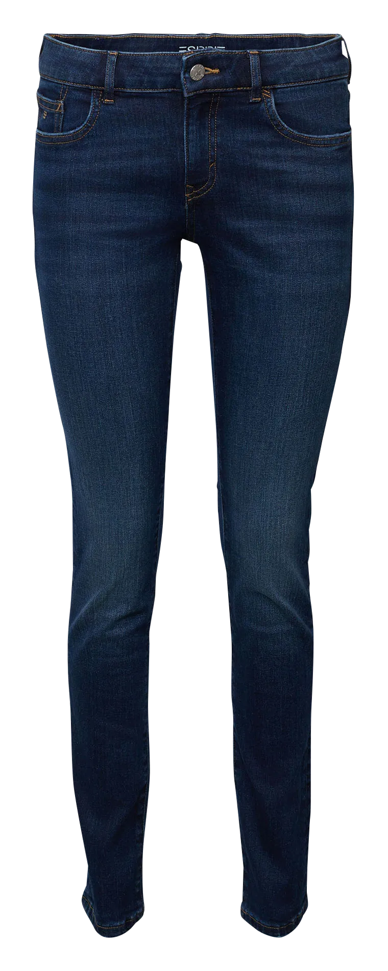 Jean skinny en coton mélangé Jean Délavé