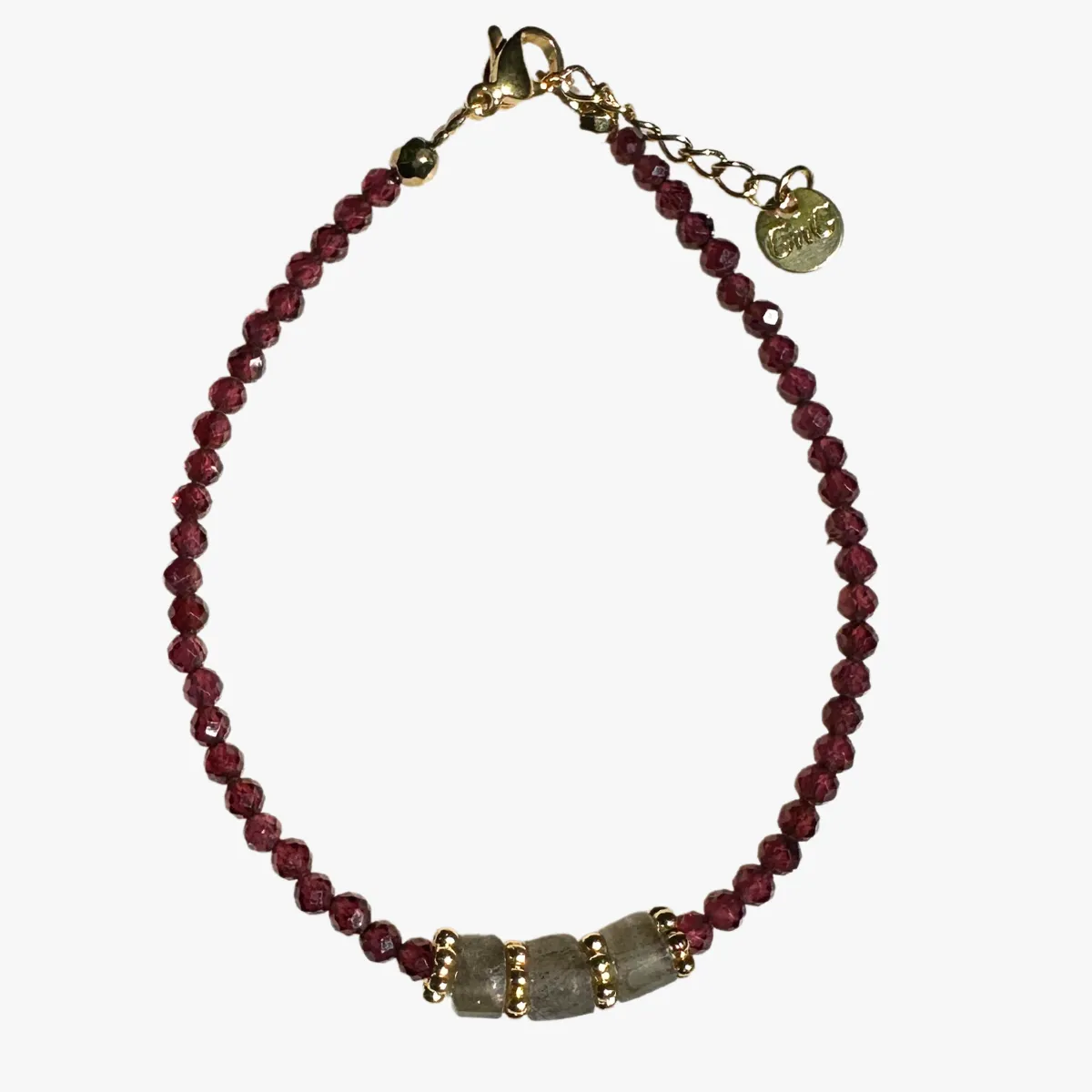 Bracelet grenat Bleu KAMALA