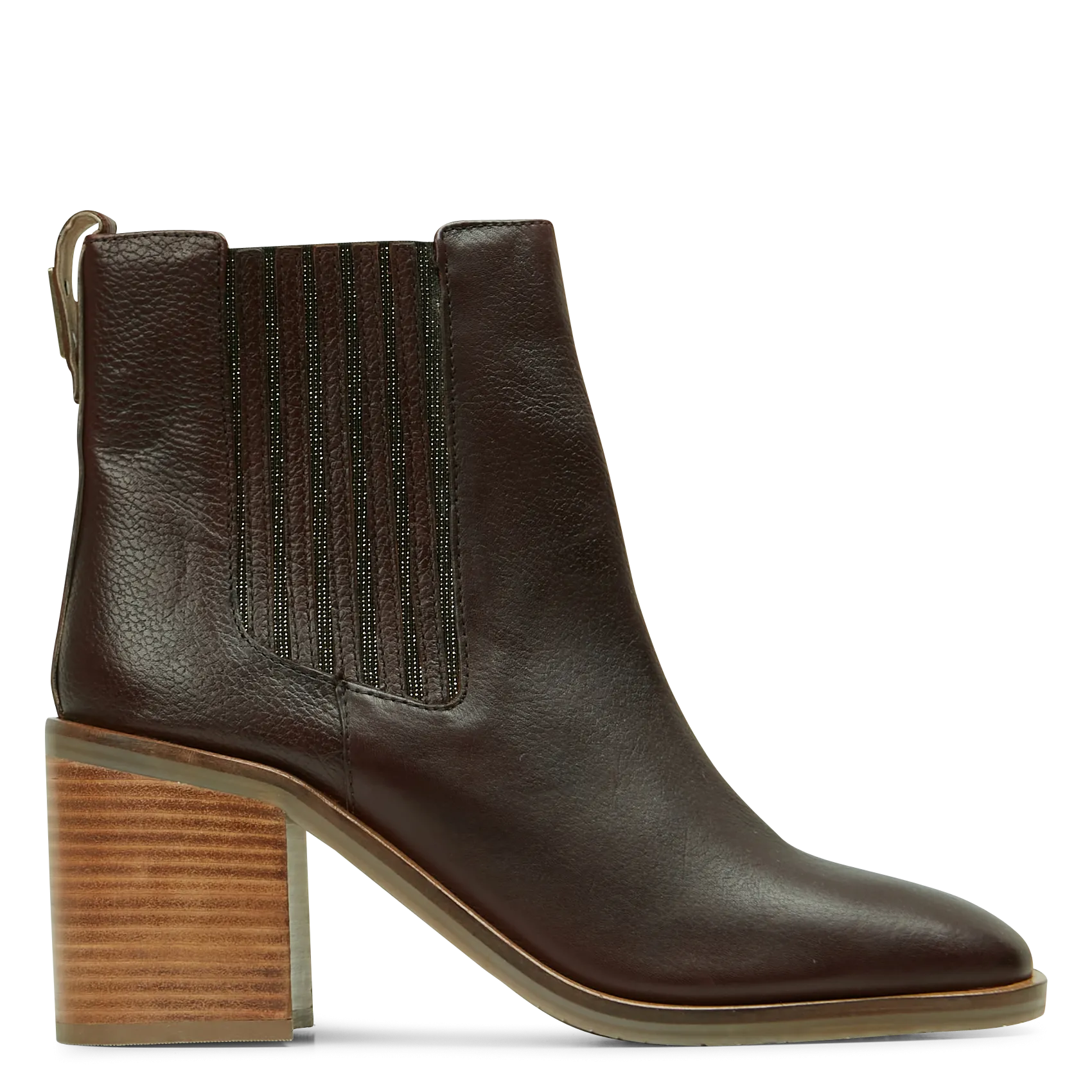 Bottines en cuir Rouge LUDY