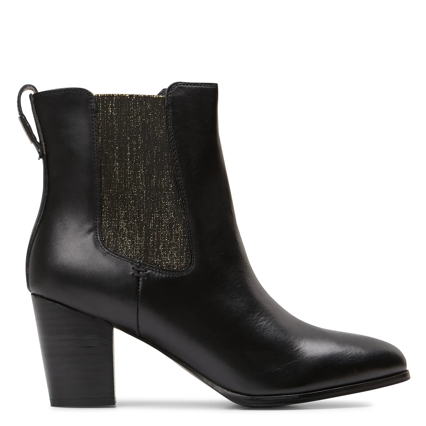 Bottines en cuir Noir MELUZINE