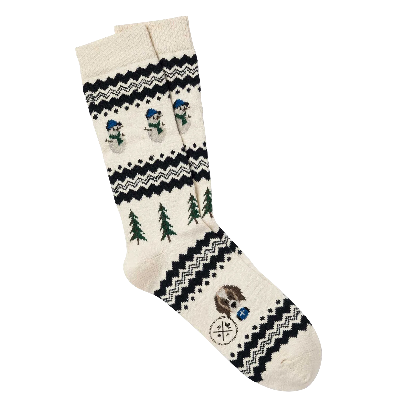 Chaussettes en coton mélangé Noir WINTER