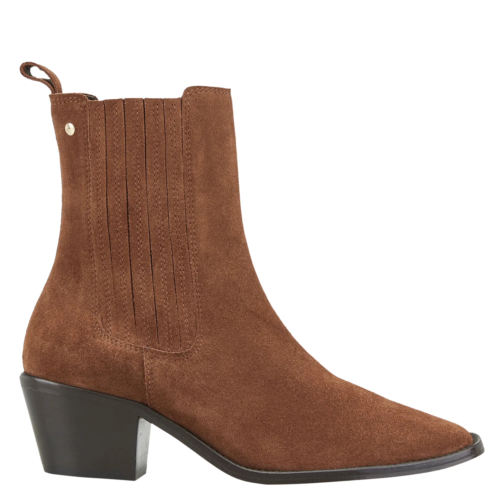 Bottines en cuir Marron FINA