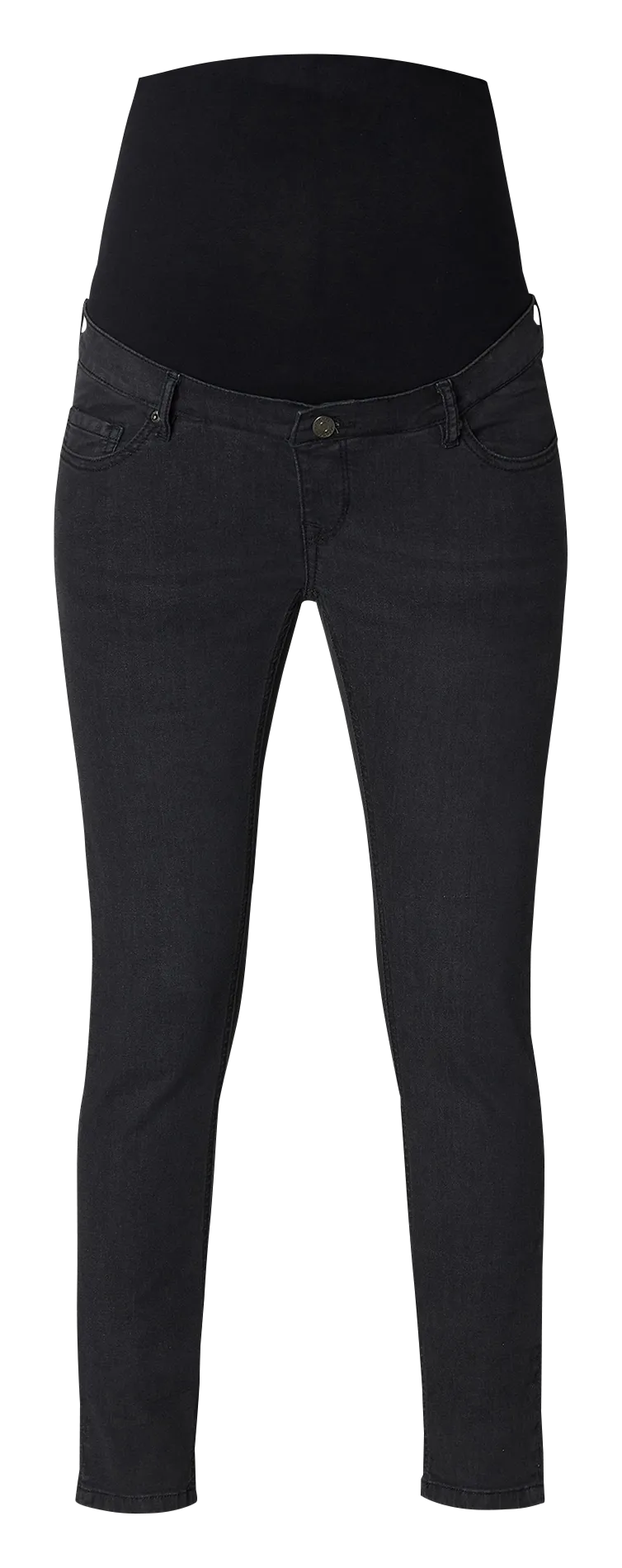 Jean skinny de grossesse en coton mélangé Noir AVI