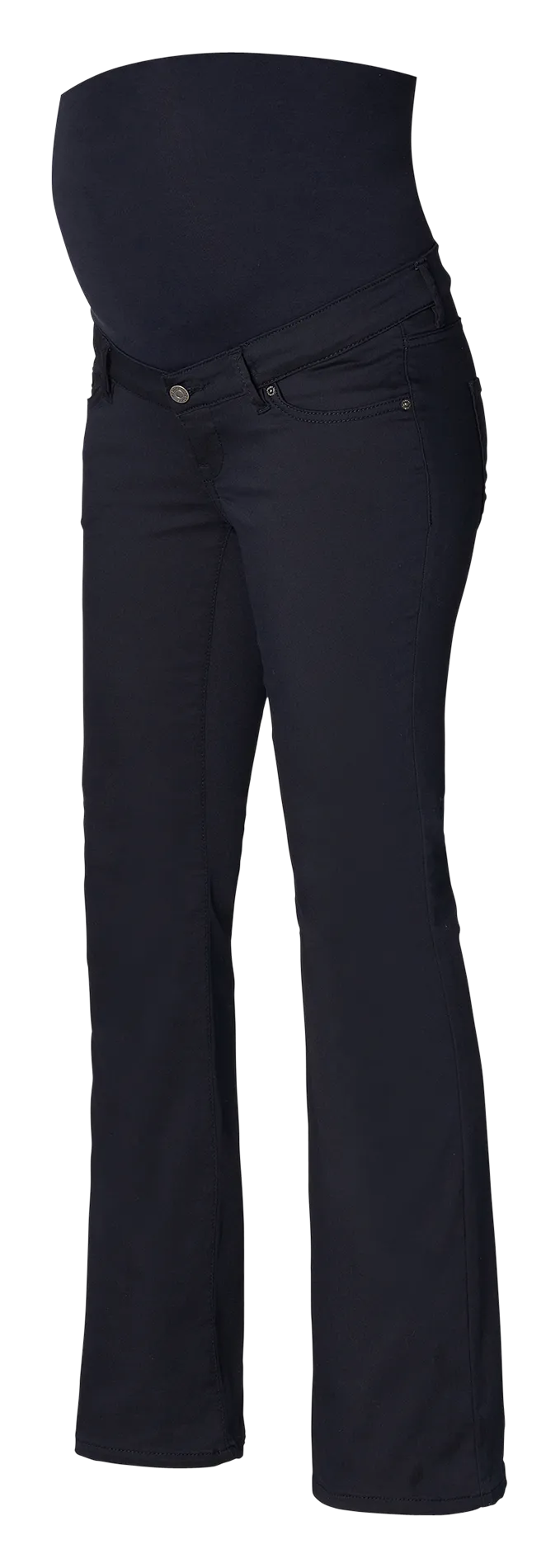 Pantalon évasé de grossesse en coton mélangé Bleu SENNA