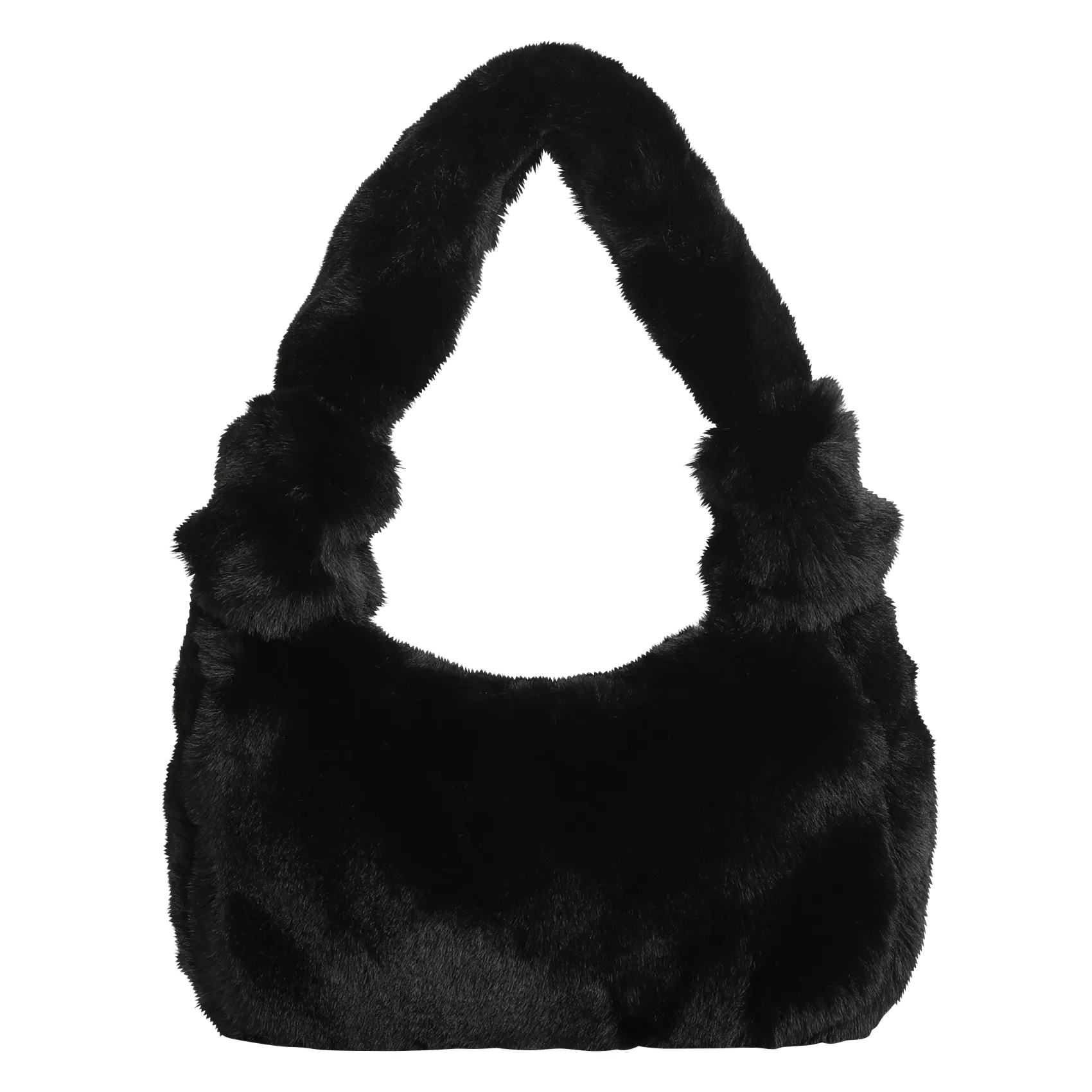 Sac en fourrure synthétique Noir AVA