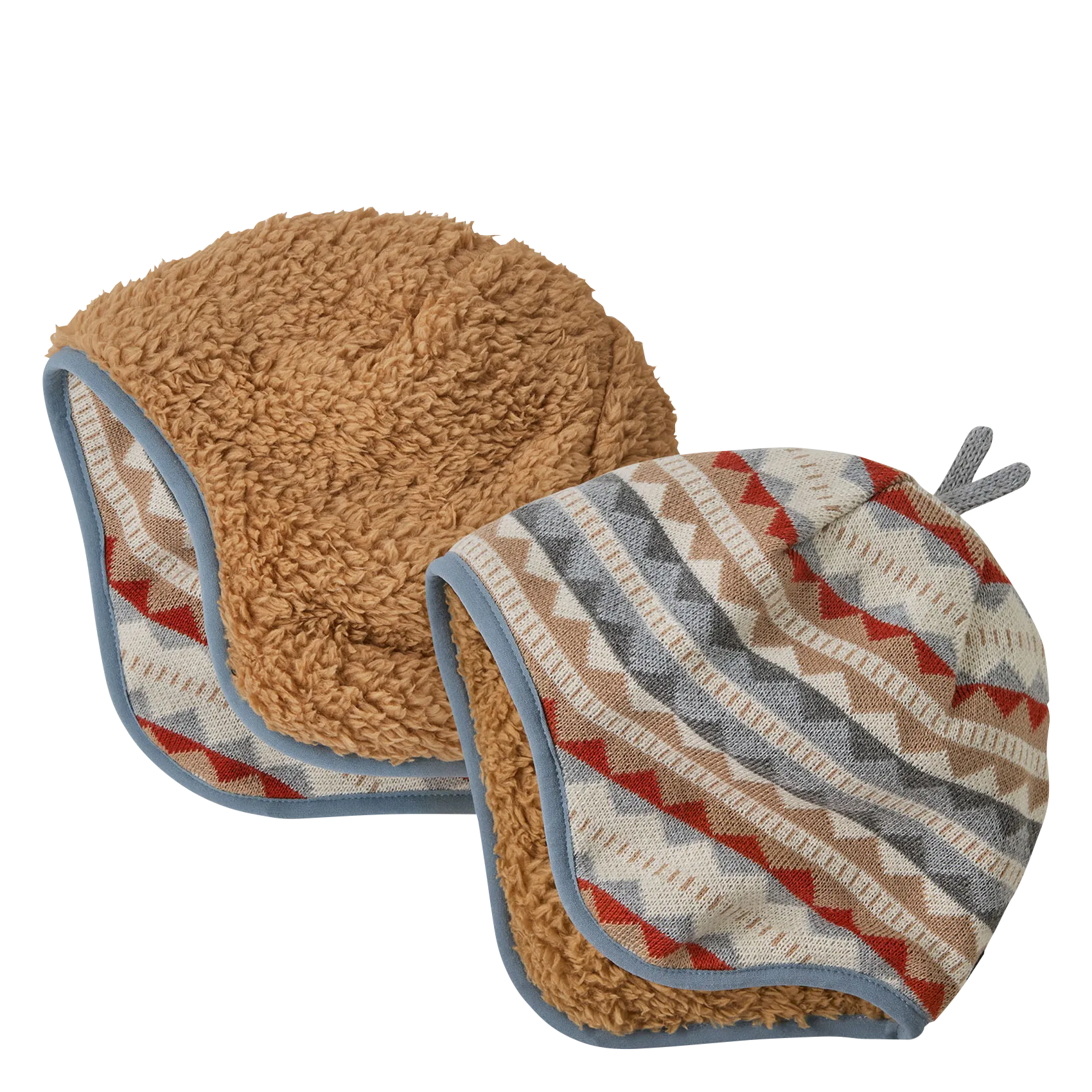 Bonnet imprimé Gris