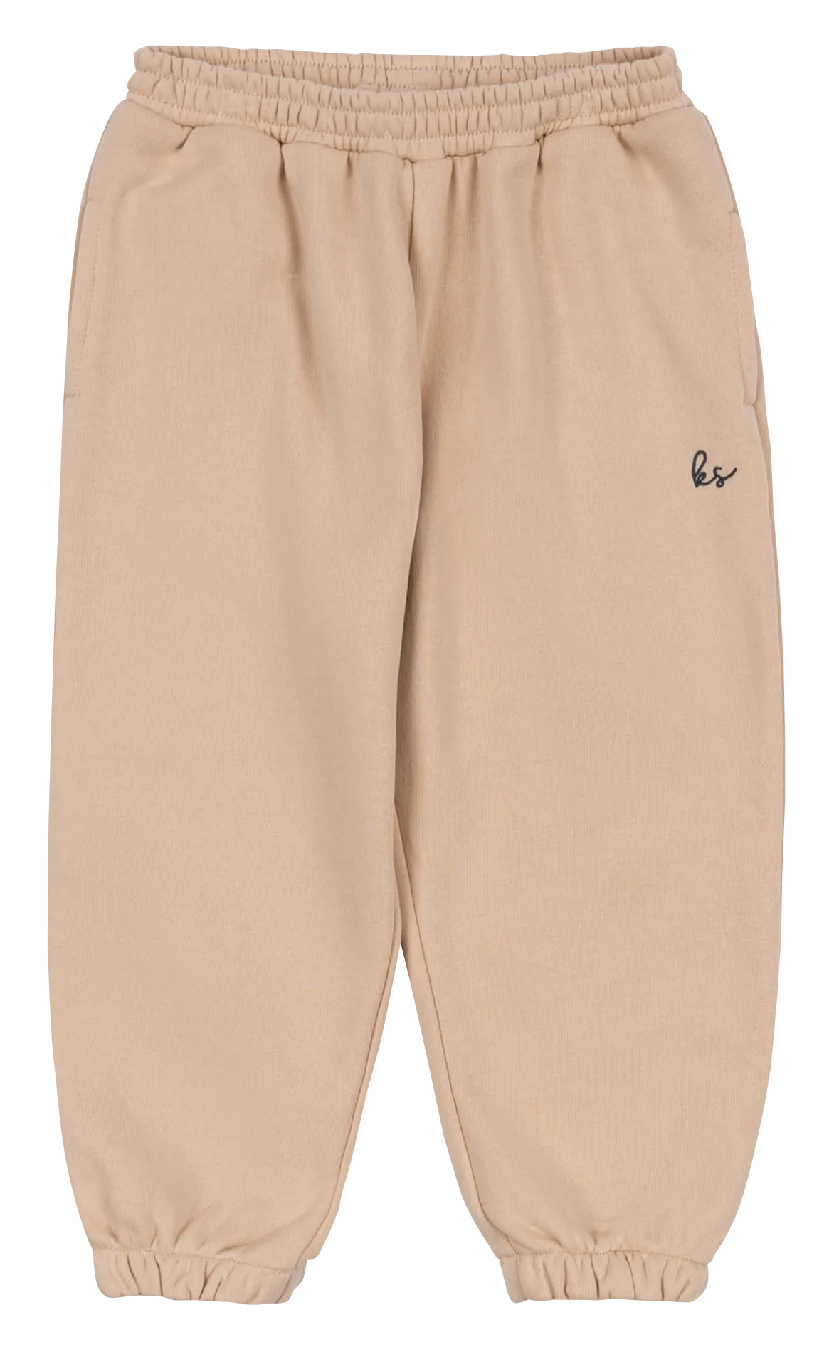 Jogging en coton bio mélangé Beige LOU