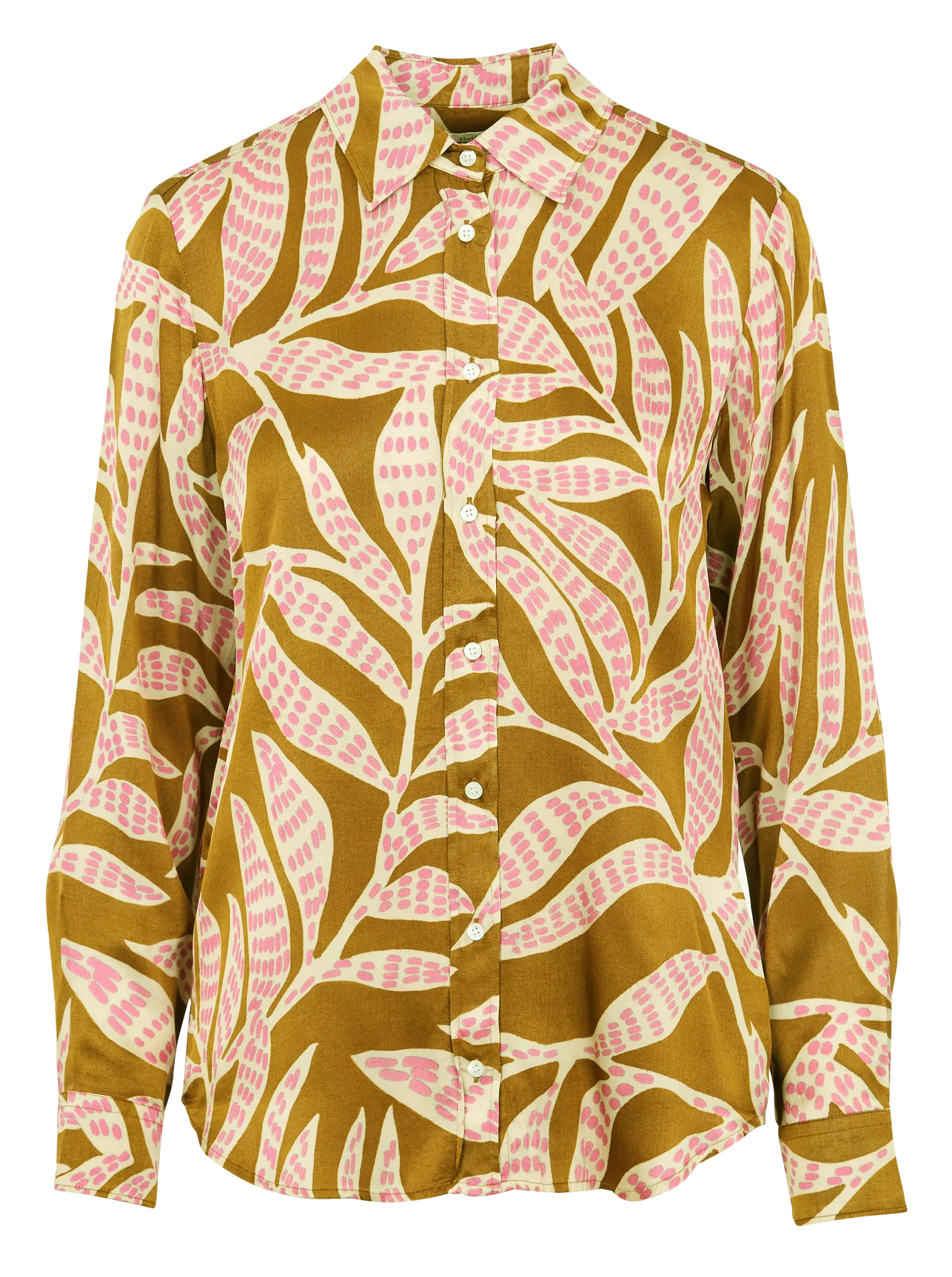 Chemise droite à col classique Marron CORAZ