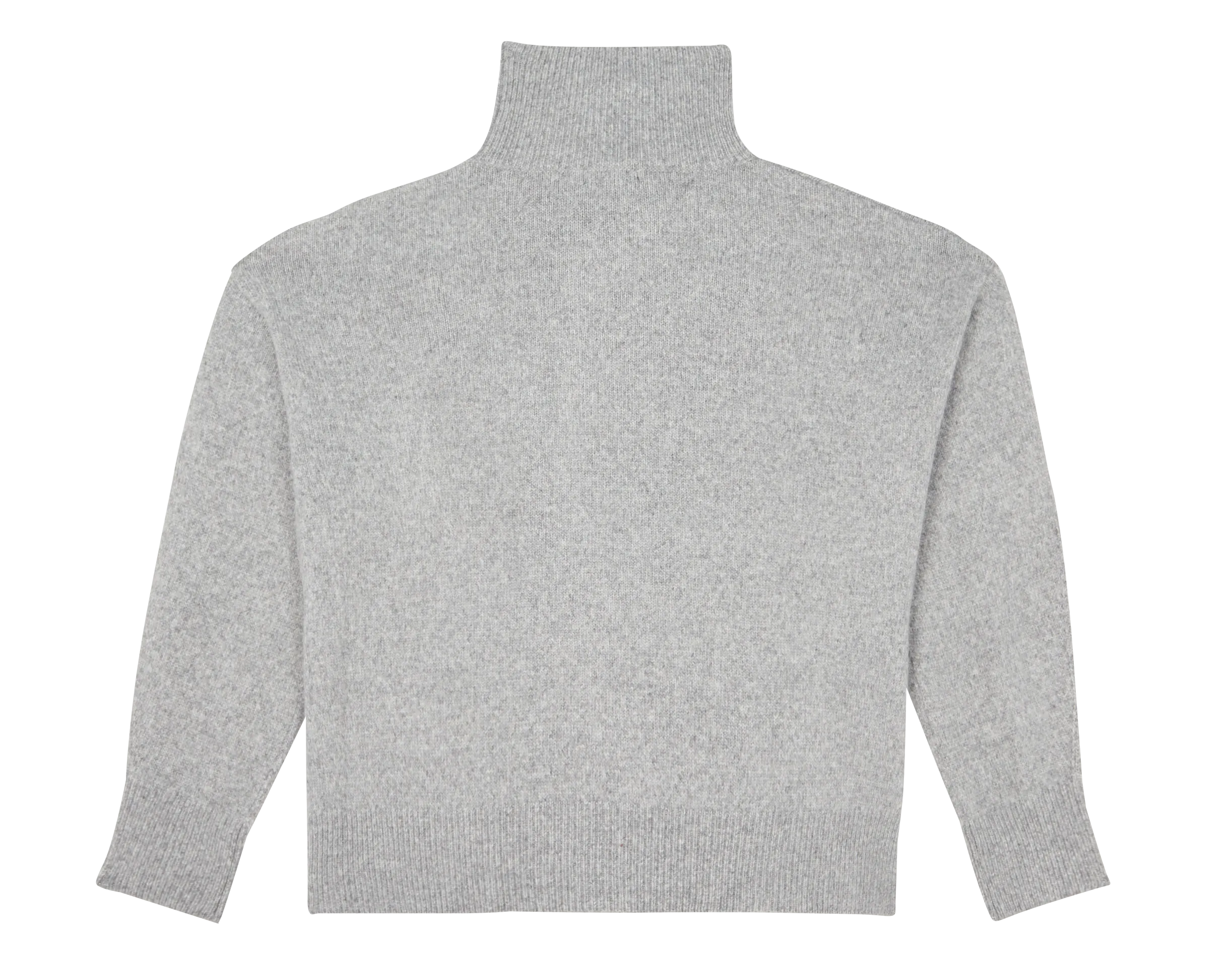 Pull oversize col montant Gris