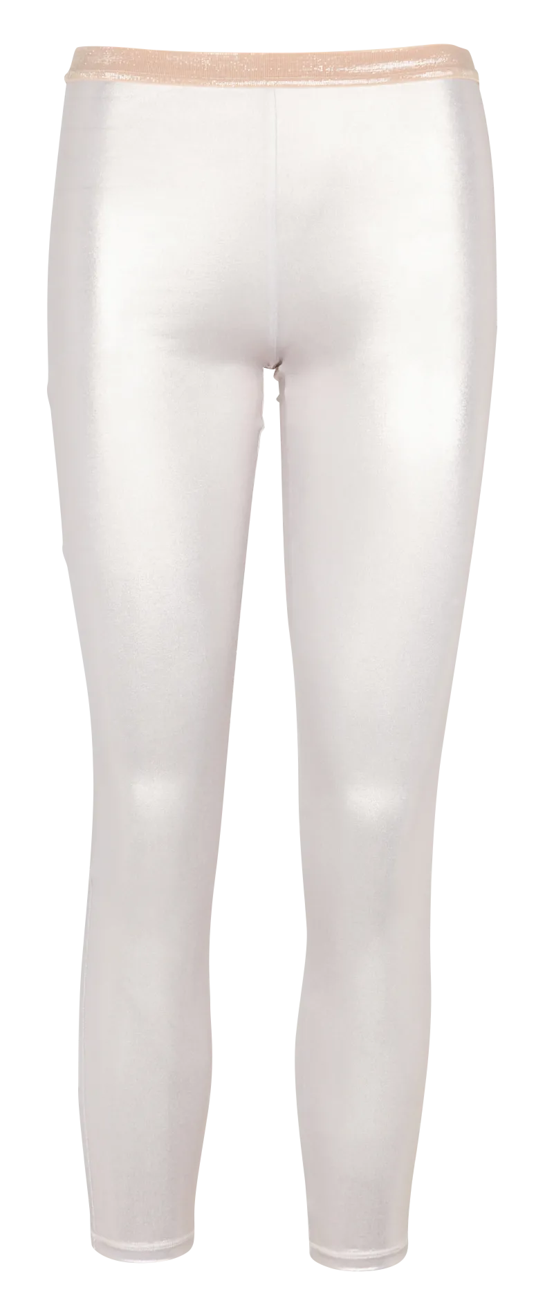 Legging taille haute en velours Argent GARY