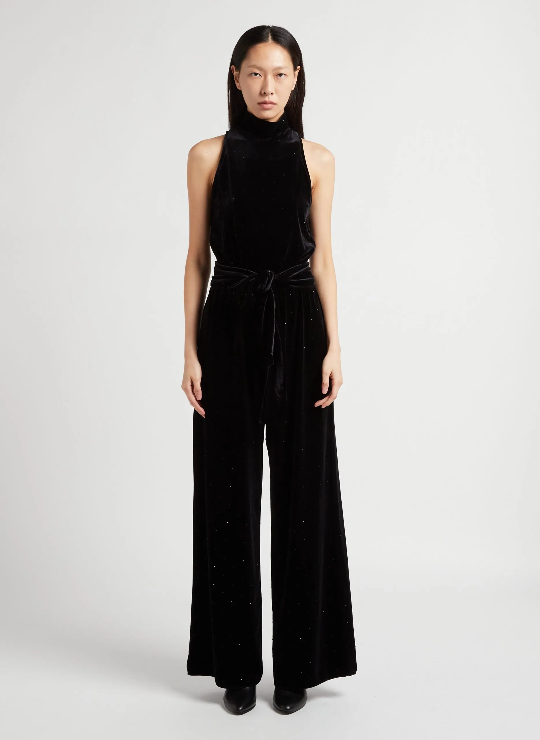 Combinaison en velours Noir MINNIE