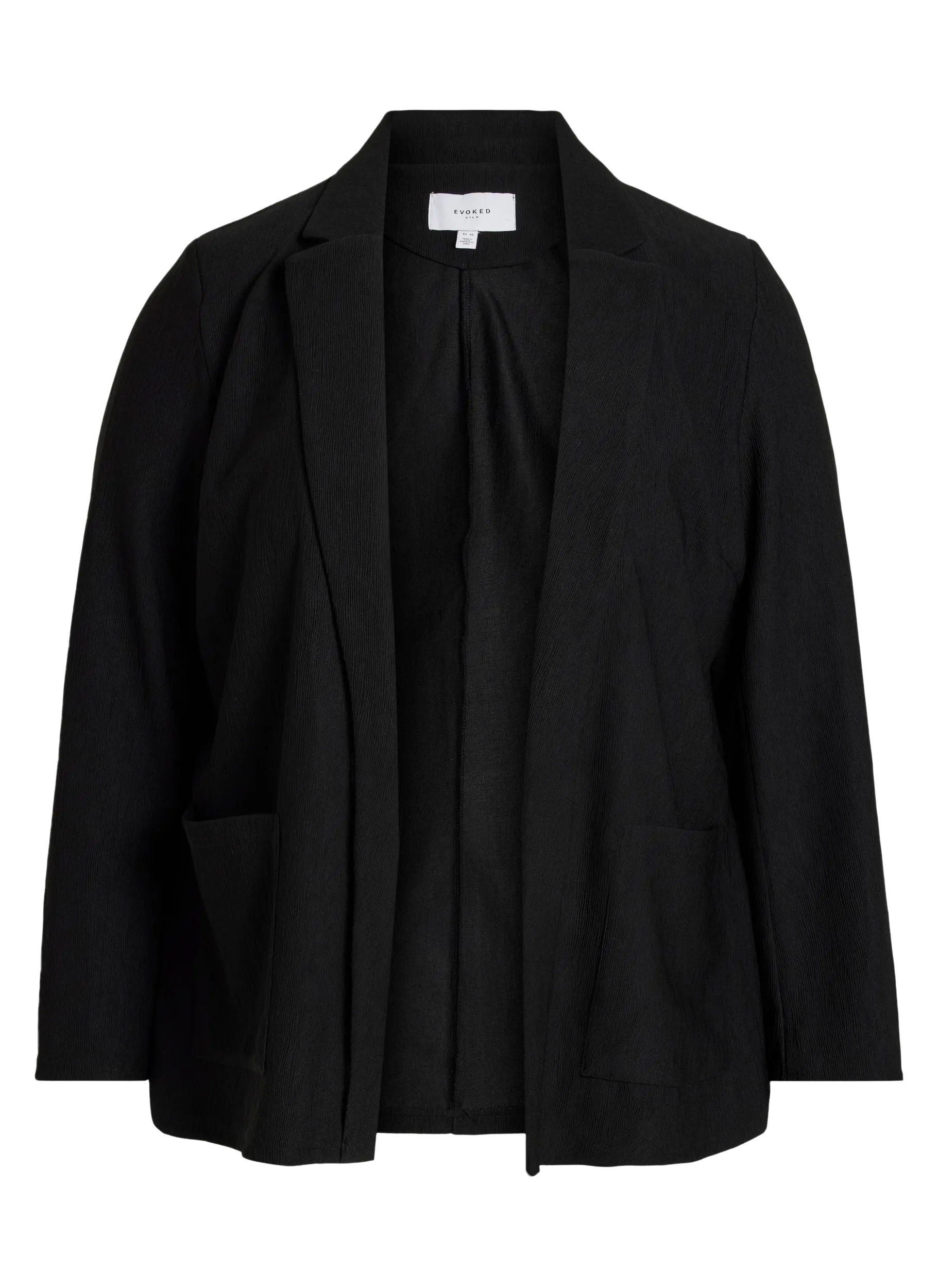 Blazer court col tailleur Noir MALINAS