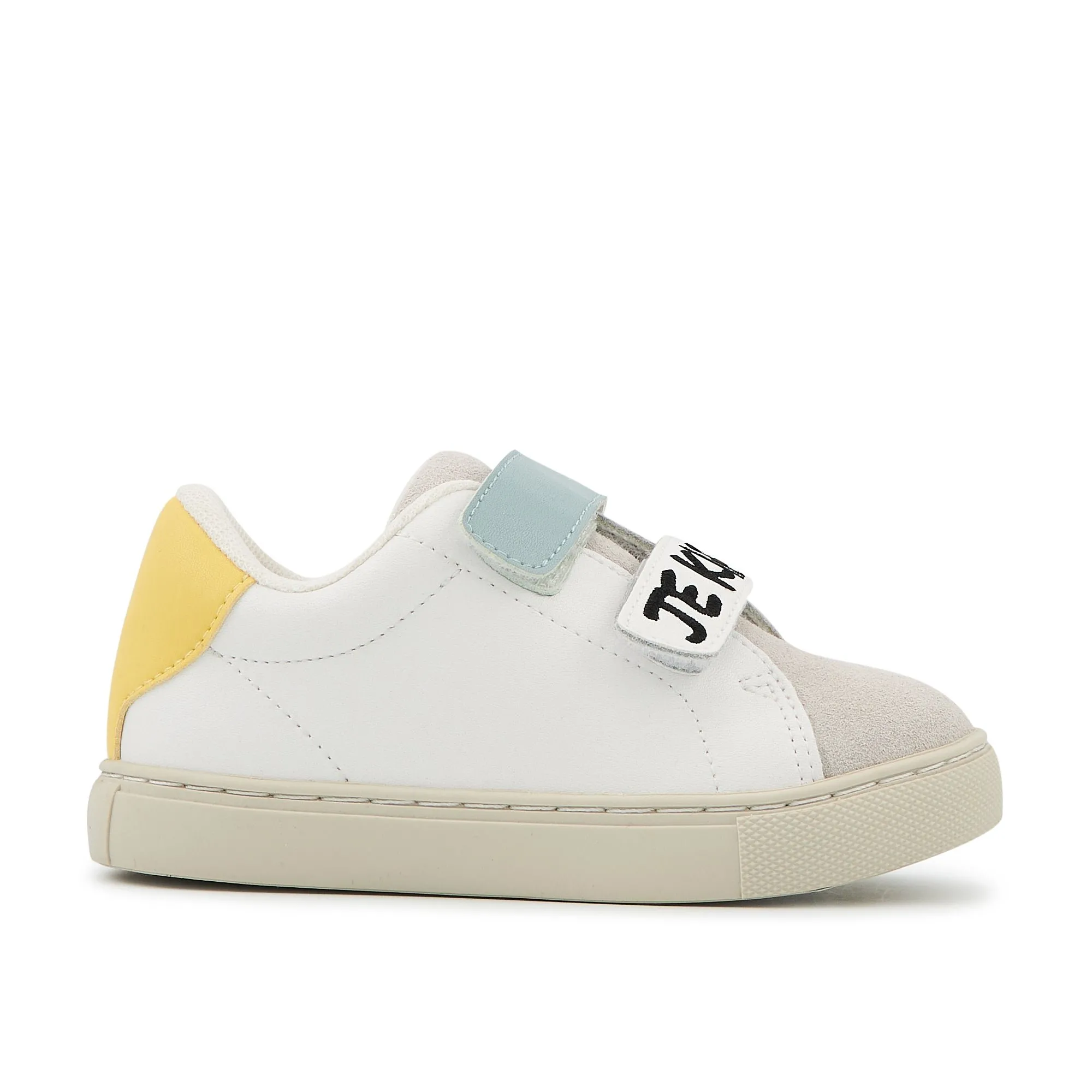 Sneakers en cuir Blanc MINI EDITH JE KIFF TONTON