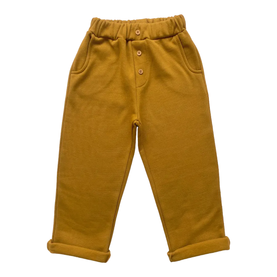 Pantalon droit en coton Marron ROHAN