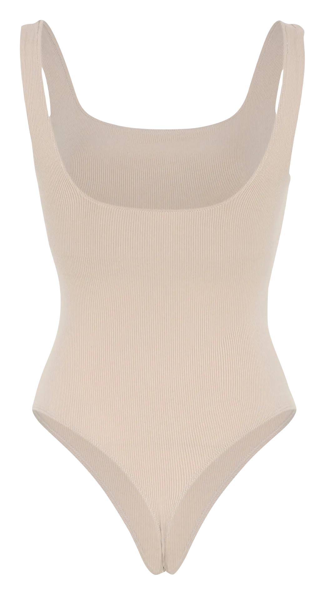 Body de sport côtelé Beige
