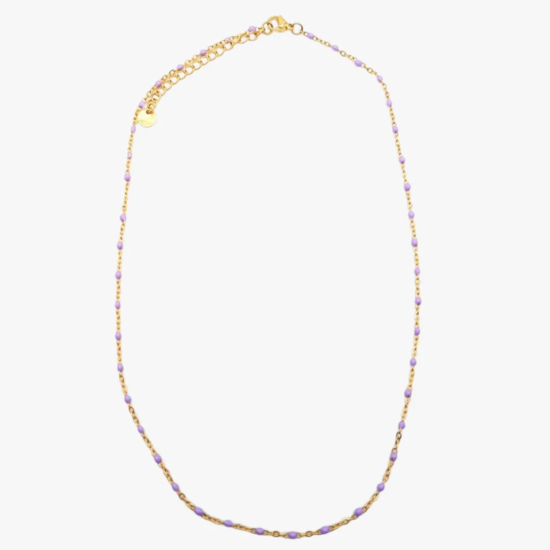 Collier chaine Violet JULIA