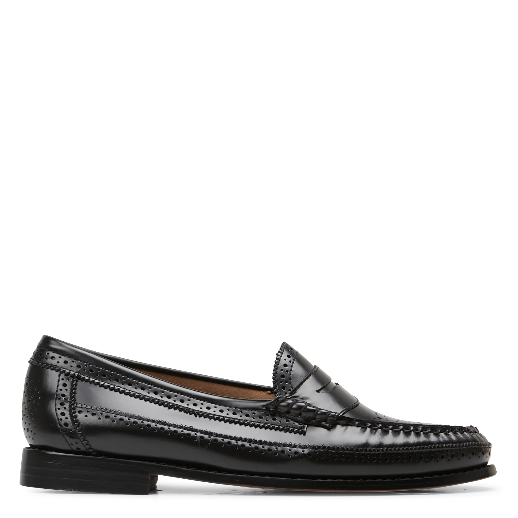 Mocassins en cuir Noir WEEJUN PENNY BROGUE