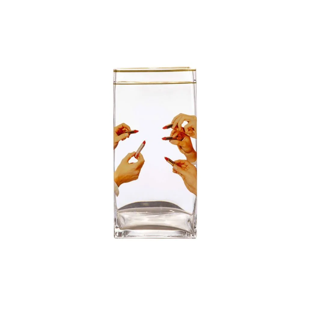 Vase verre Beige TOILETPAPER - SNAKES