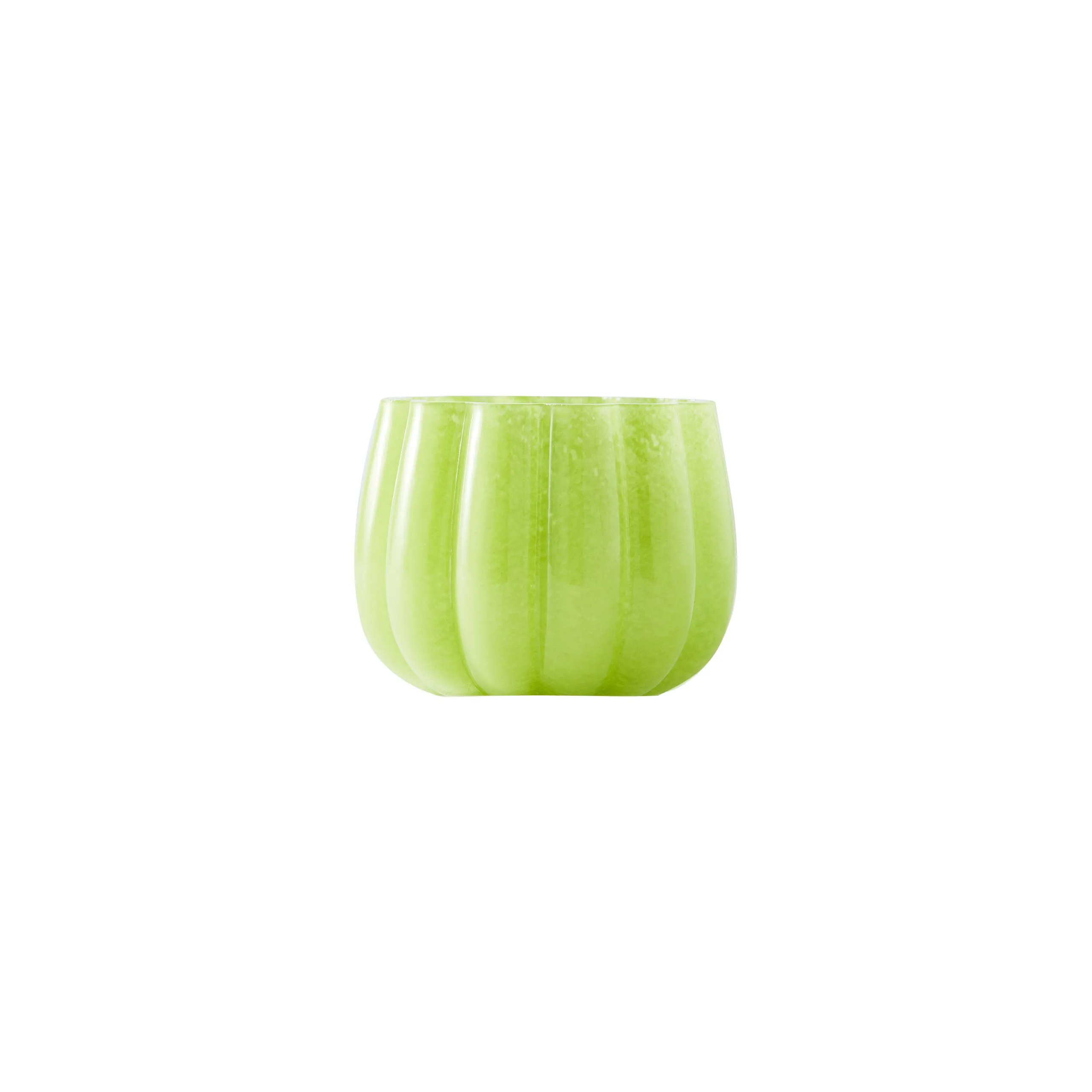 Photophore verre Vert MELON