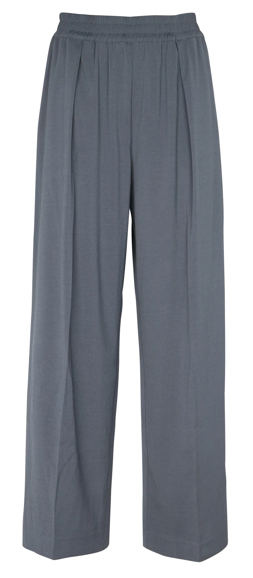 Pantalon large taille haute Gris JULIA