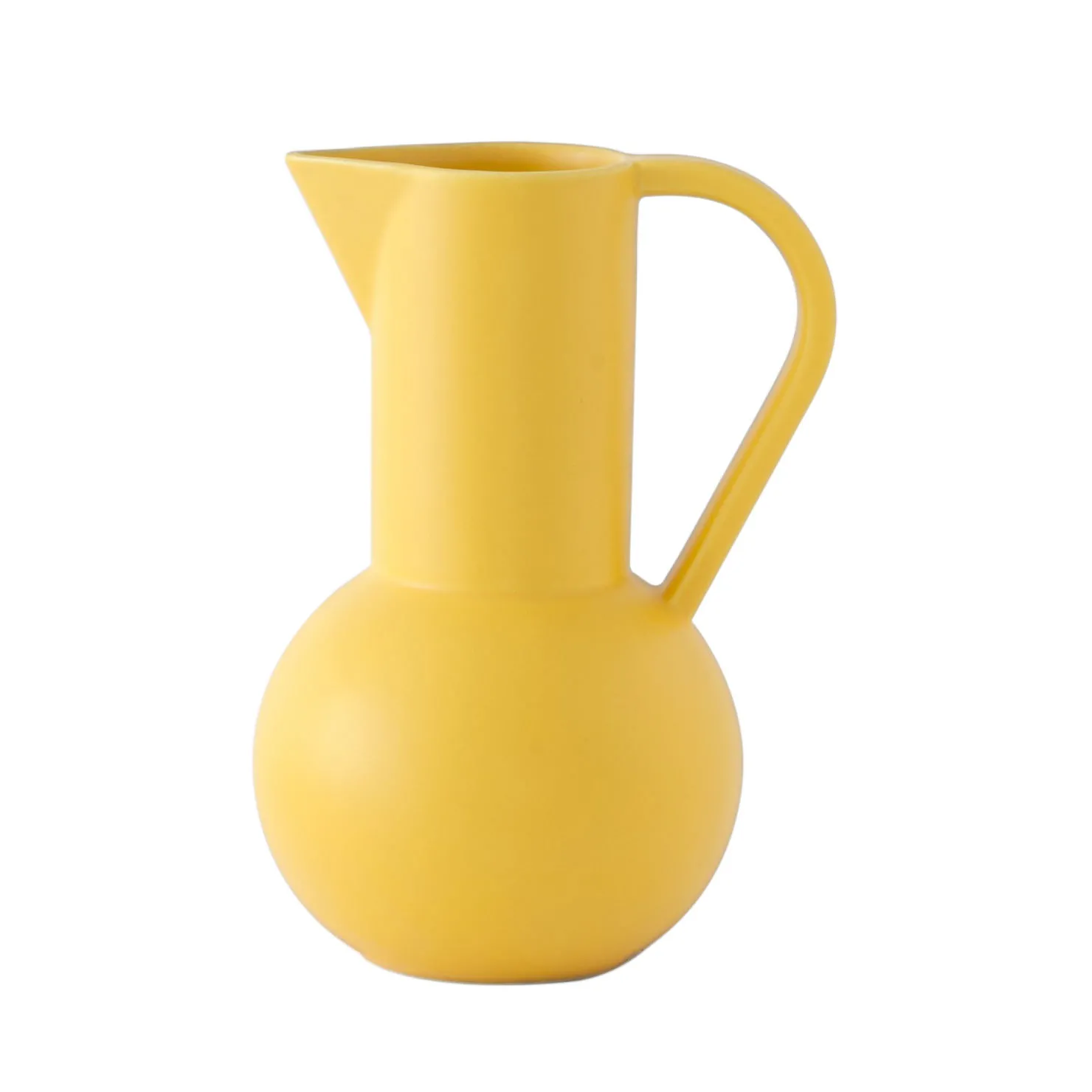 Carafe céramique Jaune STRØM LARGE