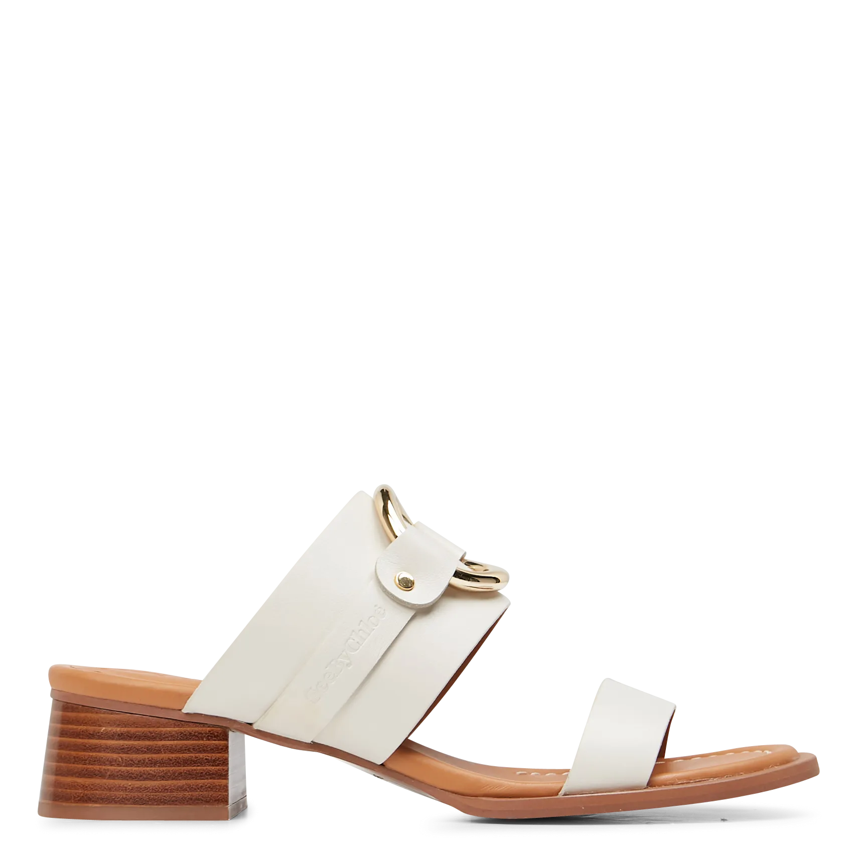 Sandales en bois Beige HANA