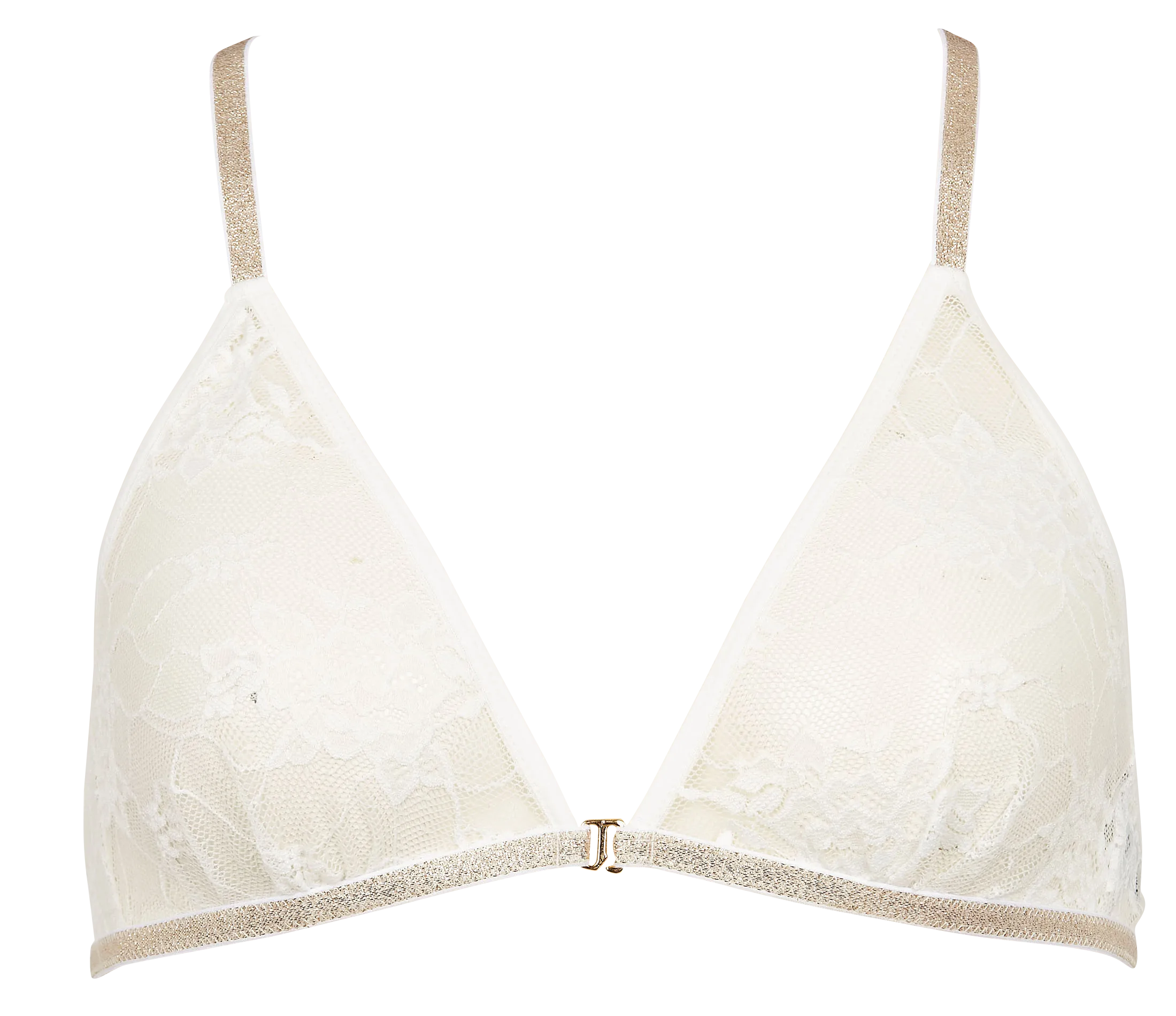 Soutien gorge triangle dentelle Blanc CHIARA