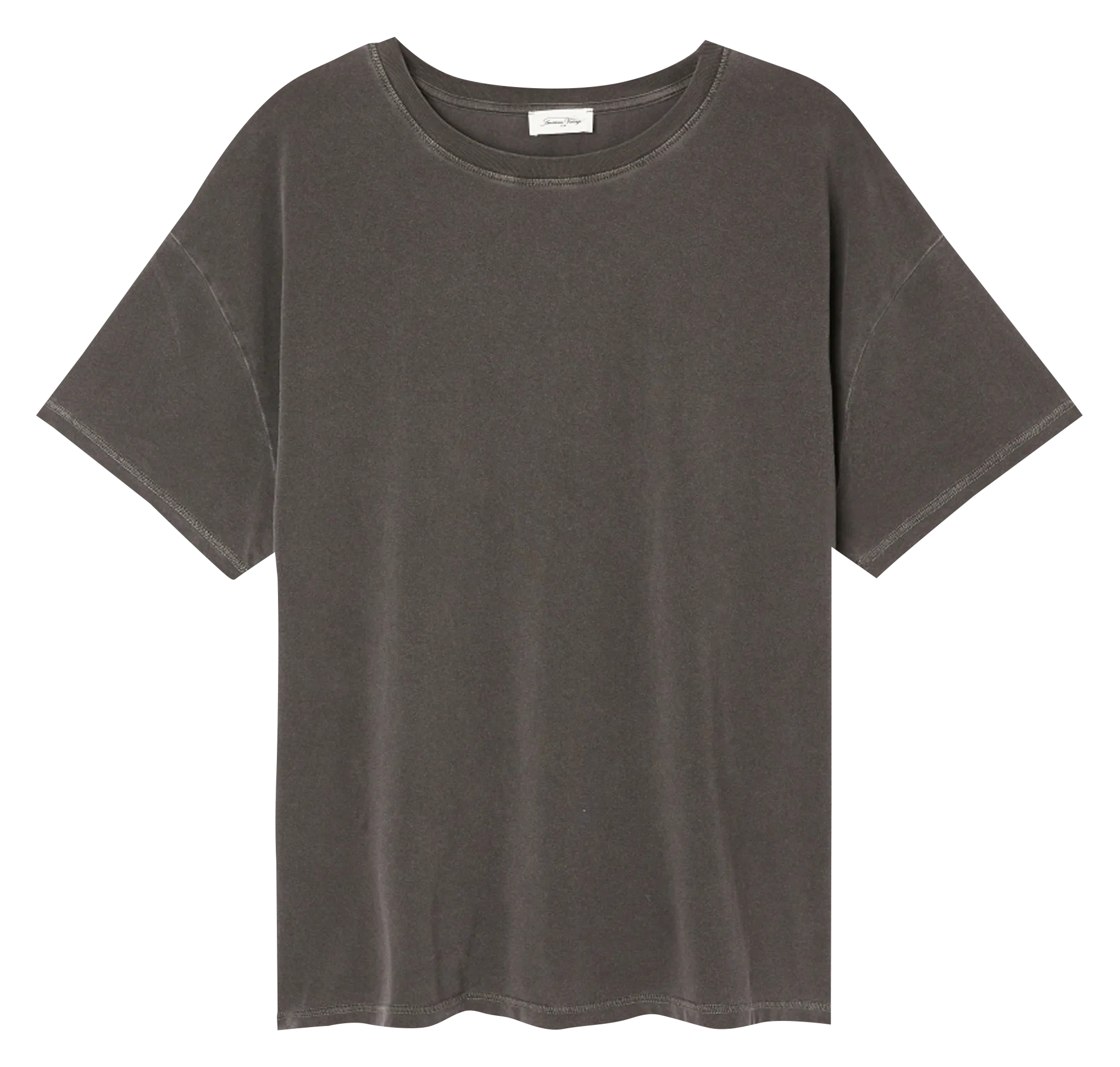 Tee-shirt oversize col rond en coton mélangé Noir PYMAZ