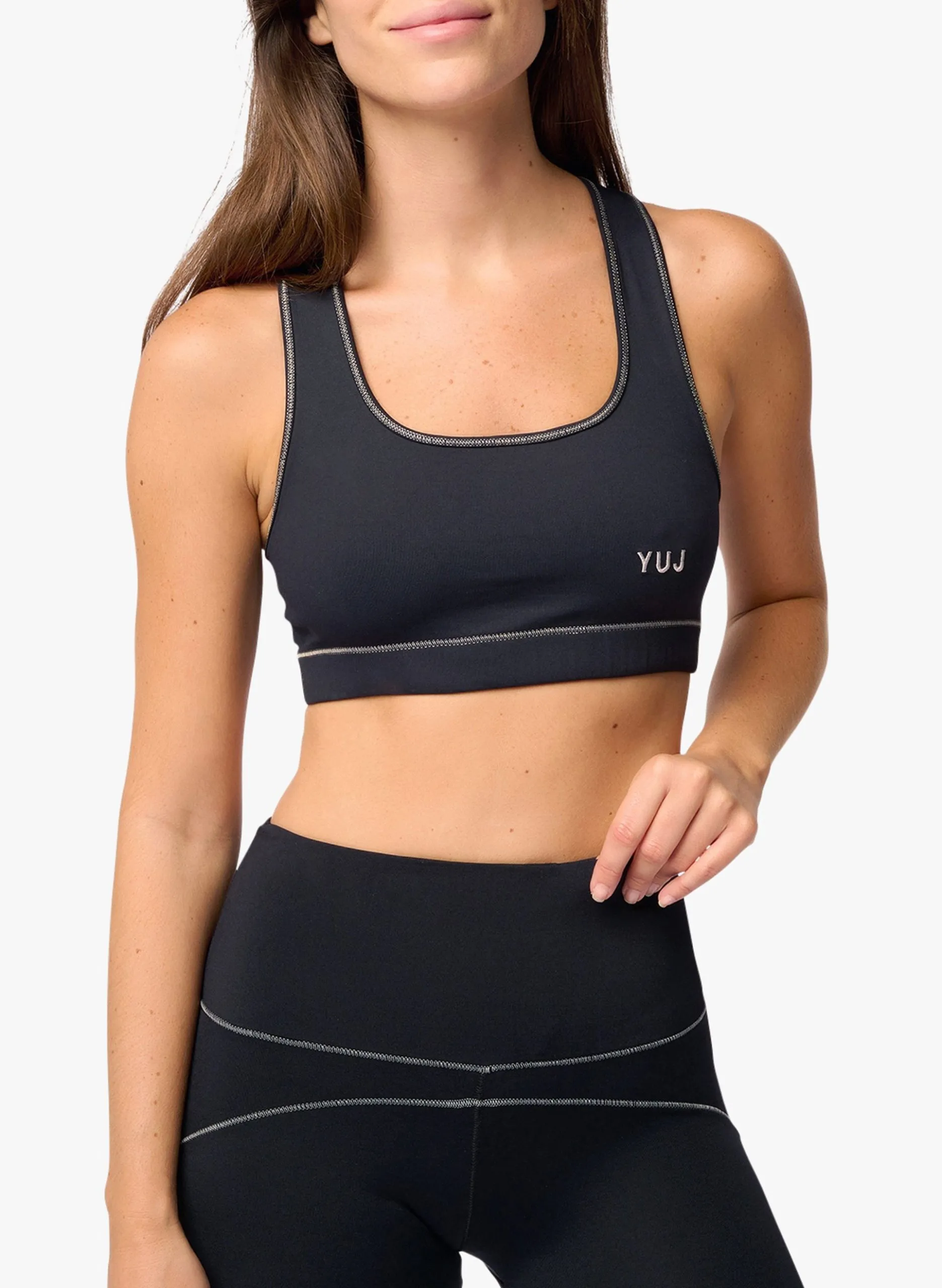 Brassière de yoga sans armature Noir ANAHATA