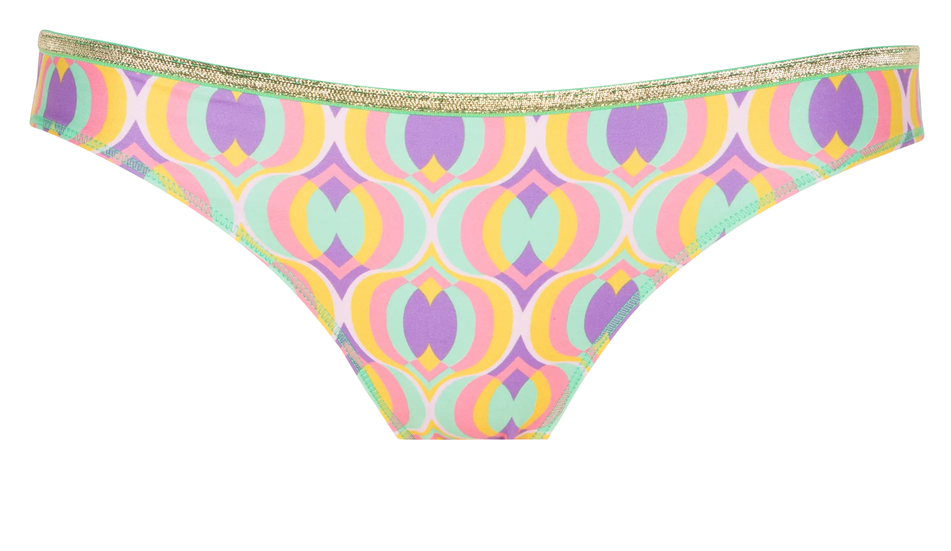 Culotte de maillot de bain imprimée Multicolore GEORGIA