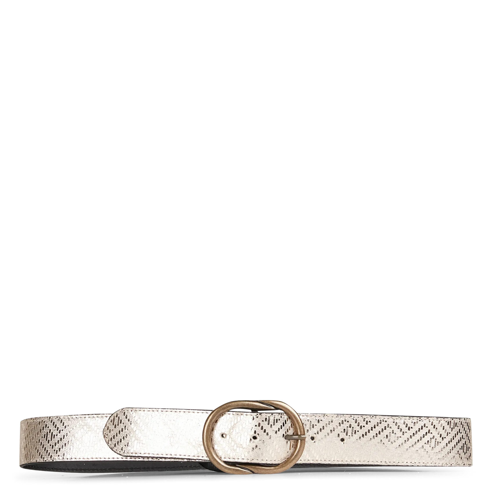 Ceinture en cuir Doré LAURA