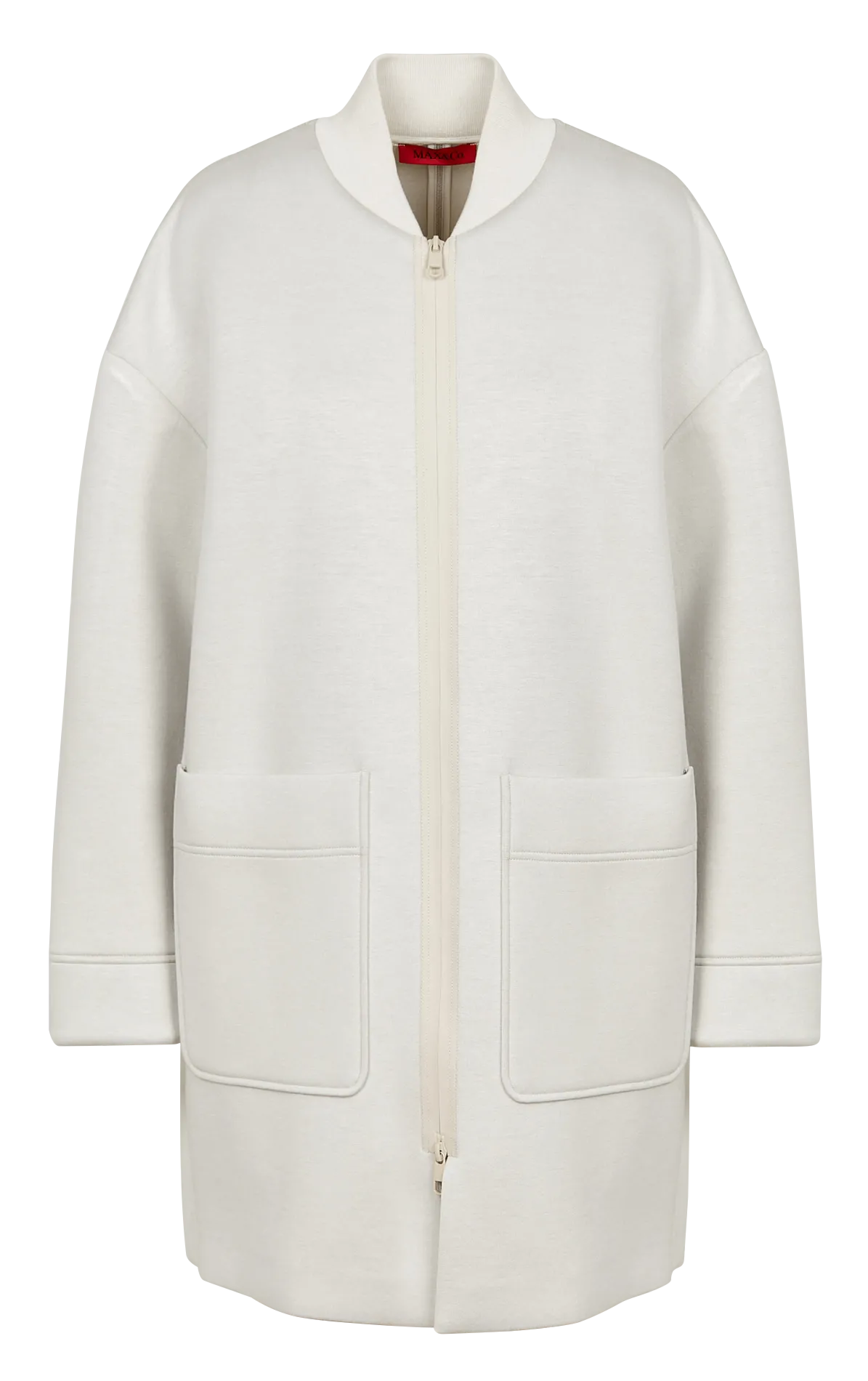 Veste droite col teddy Blanc PARAGGI