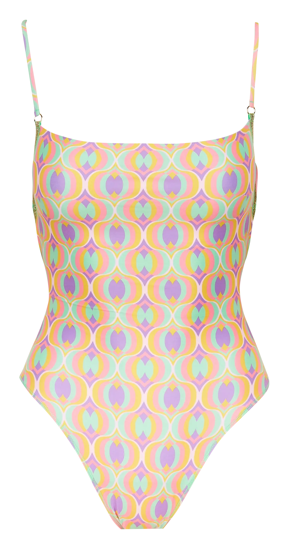 Maillot de bain 1 pièce imprimé Multicolore CLAIRE