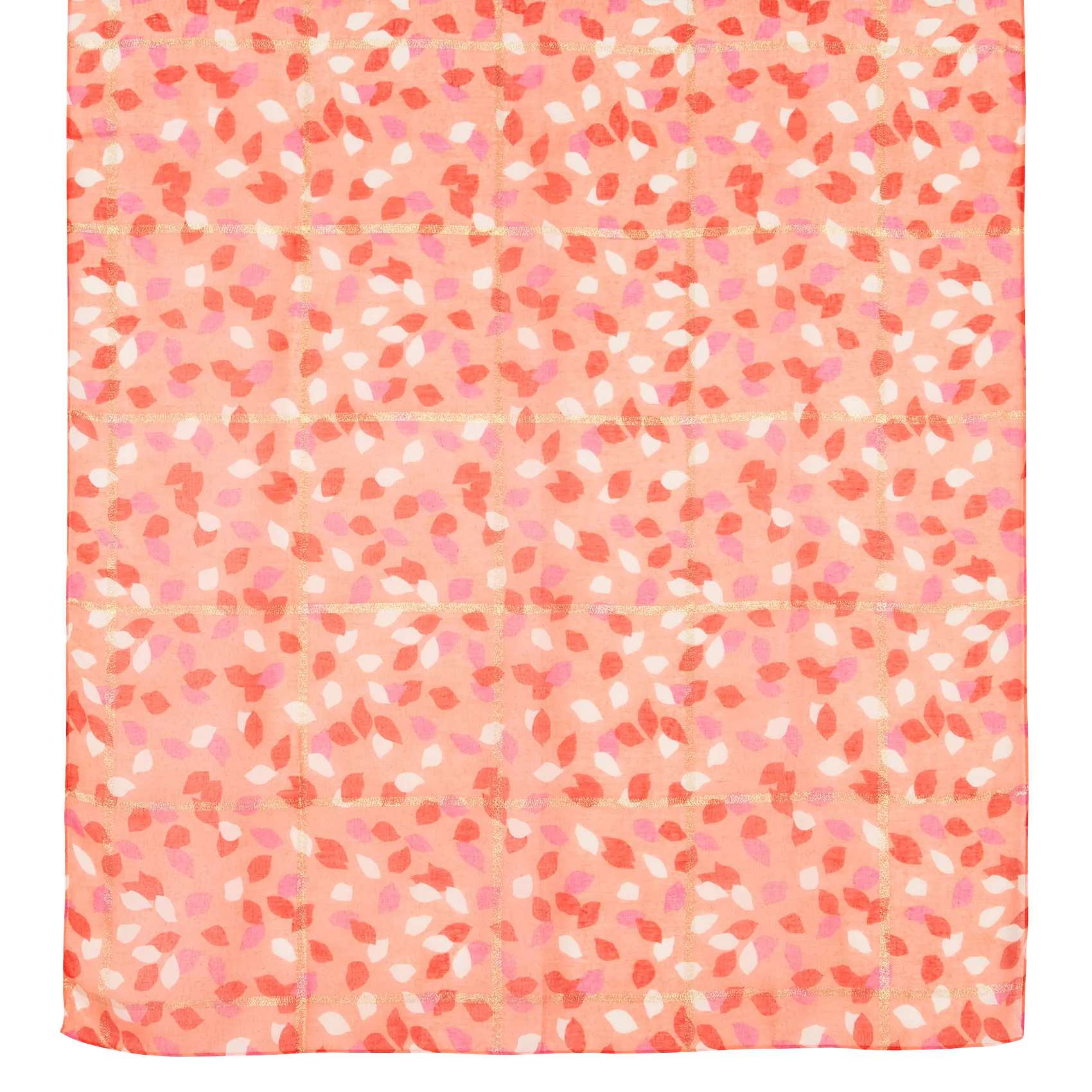 Foulard à rayures métallisées Multicolore