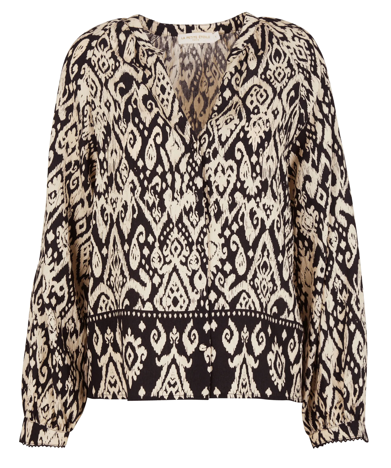 Blouse droite imprimée Multicolore BEATA