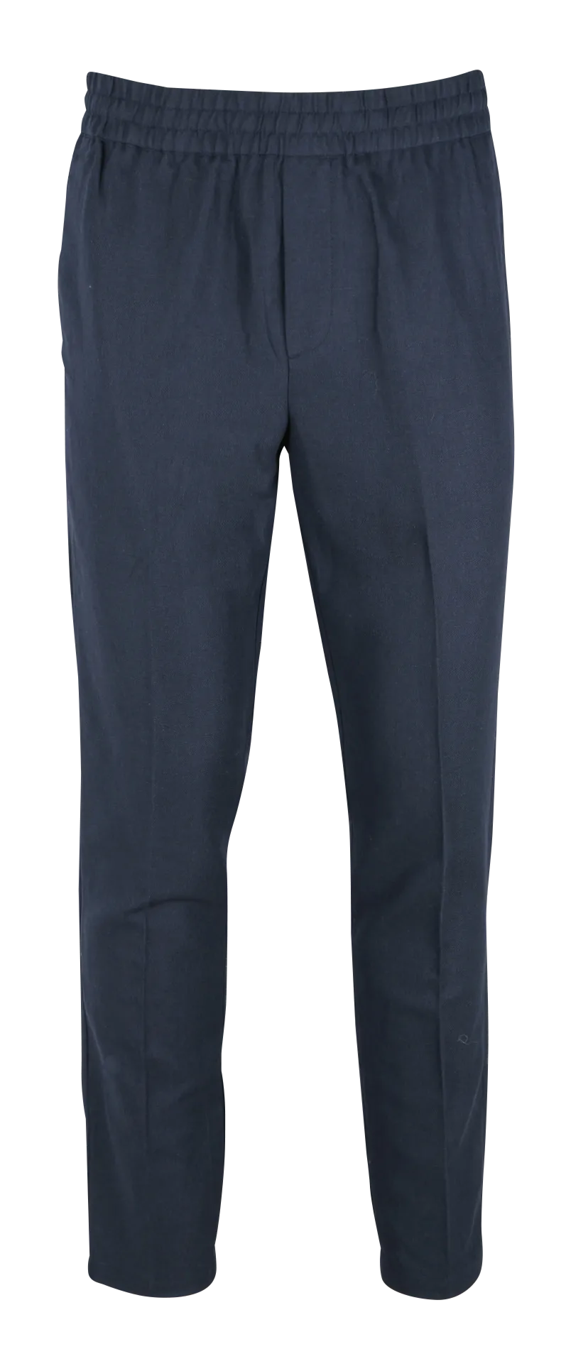 Pantalon slim en coton bio et lin Bleu SMITHY