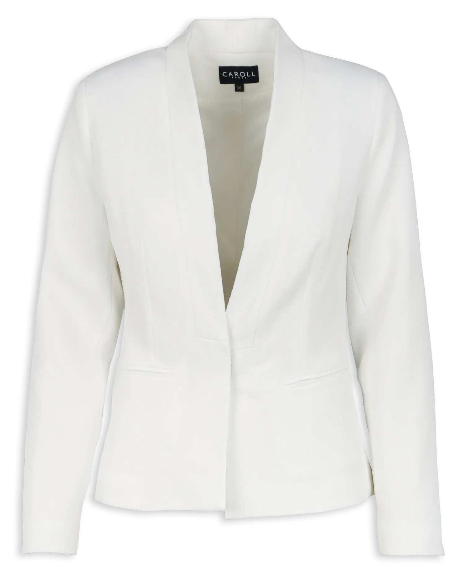Blazer droit col châle Beige 241V-VSIXTINE