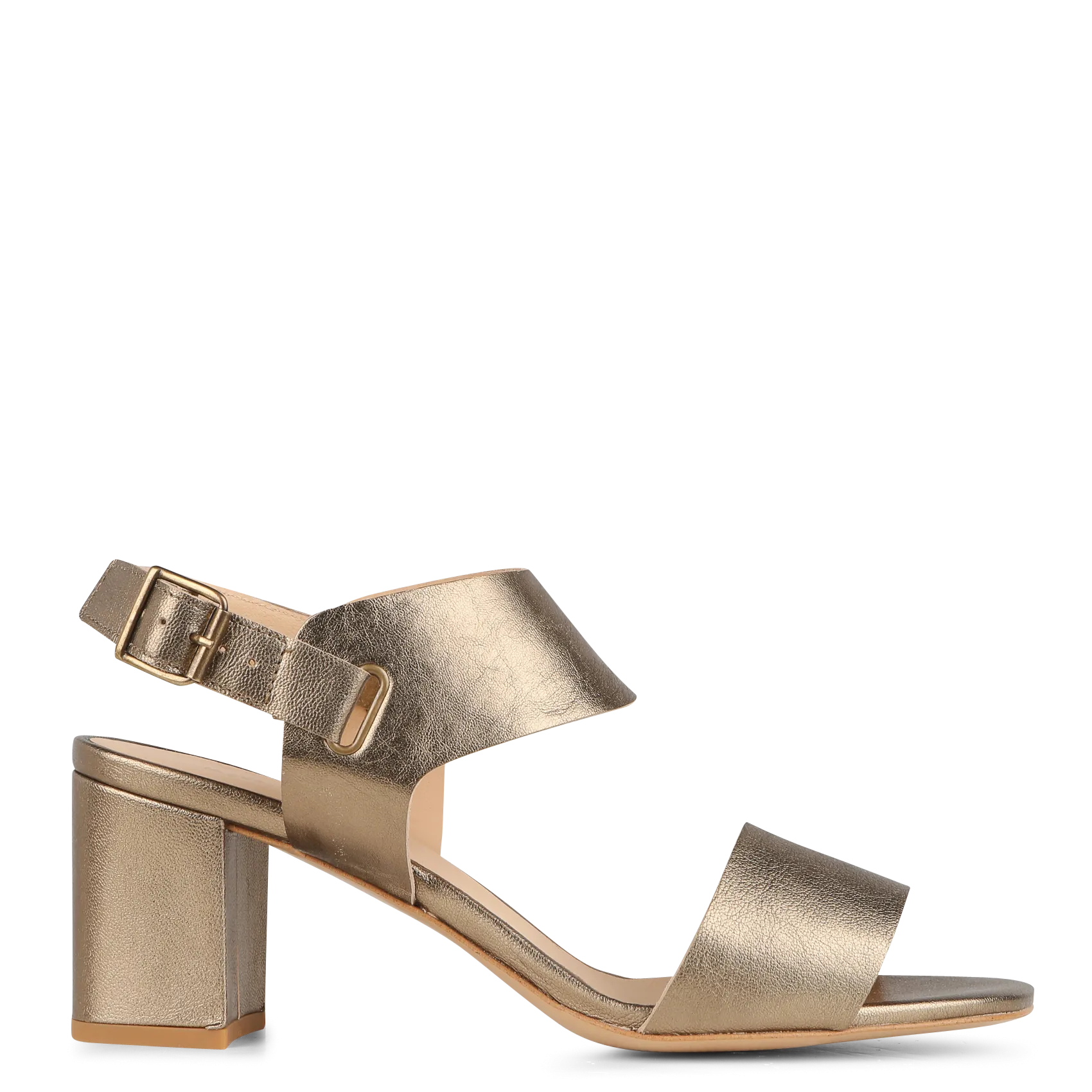 Sandales à talons Doré