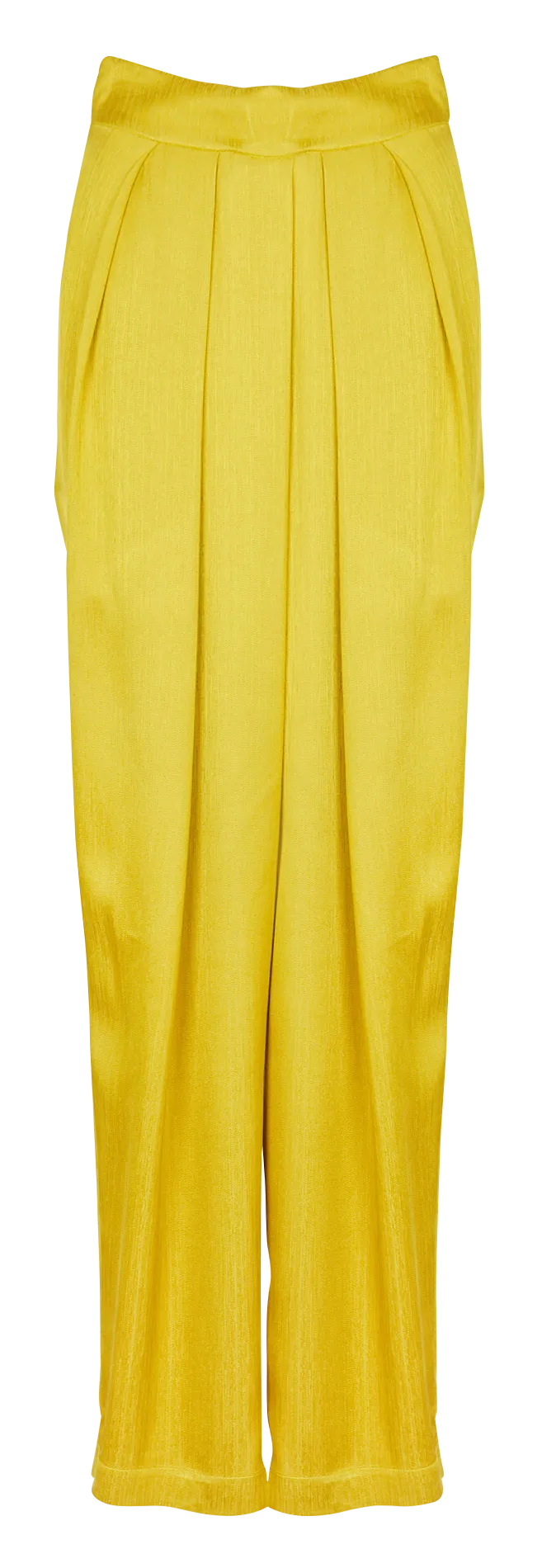 Pantalon carotte large à pinces Vert SAKIS