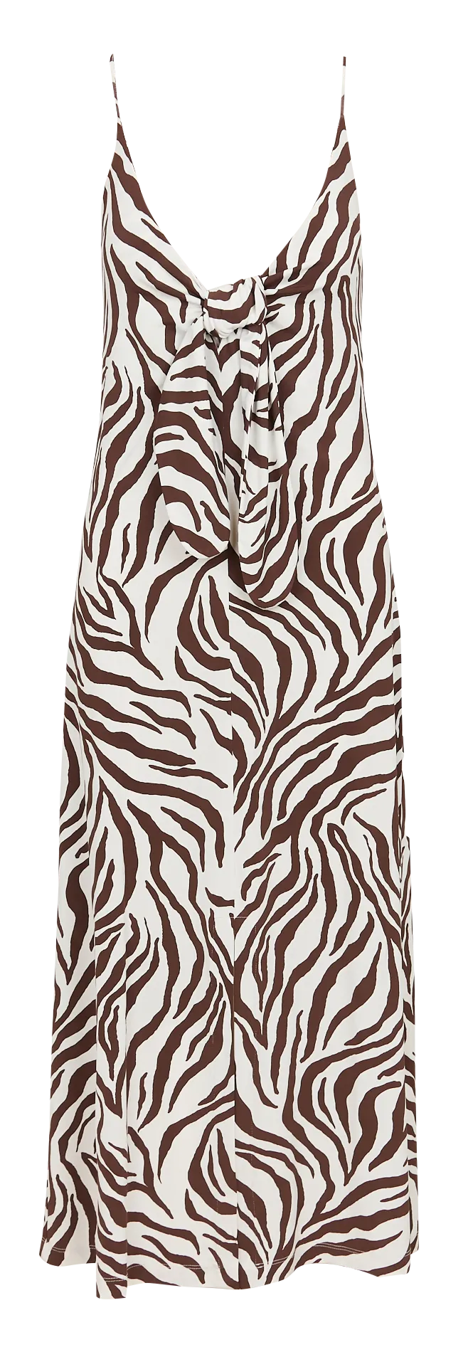 Robe courte beachwear imprimé Marron DANILO