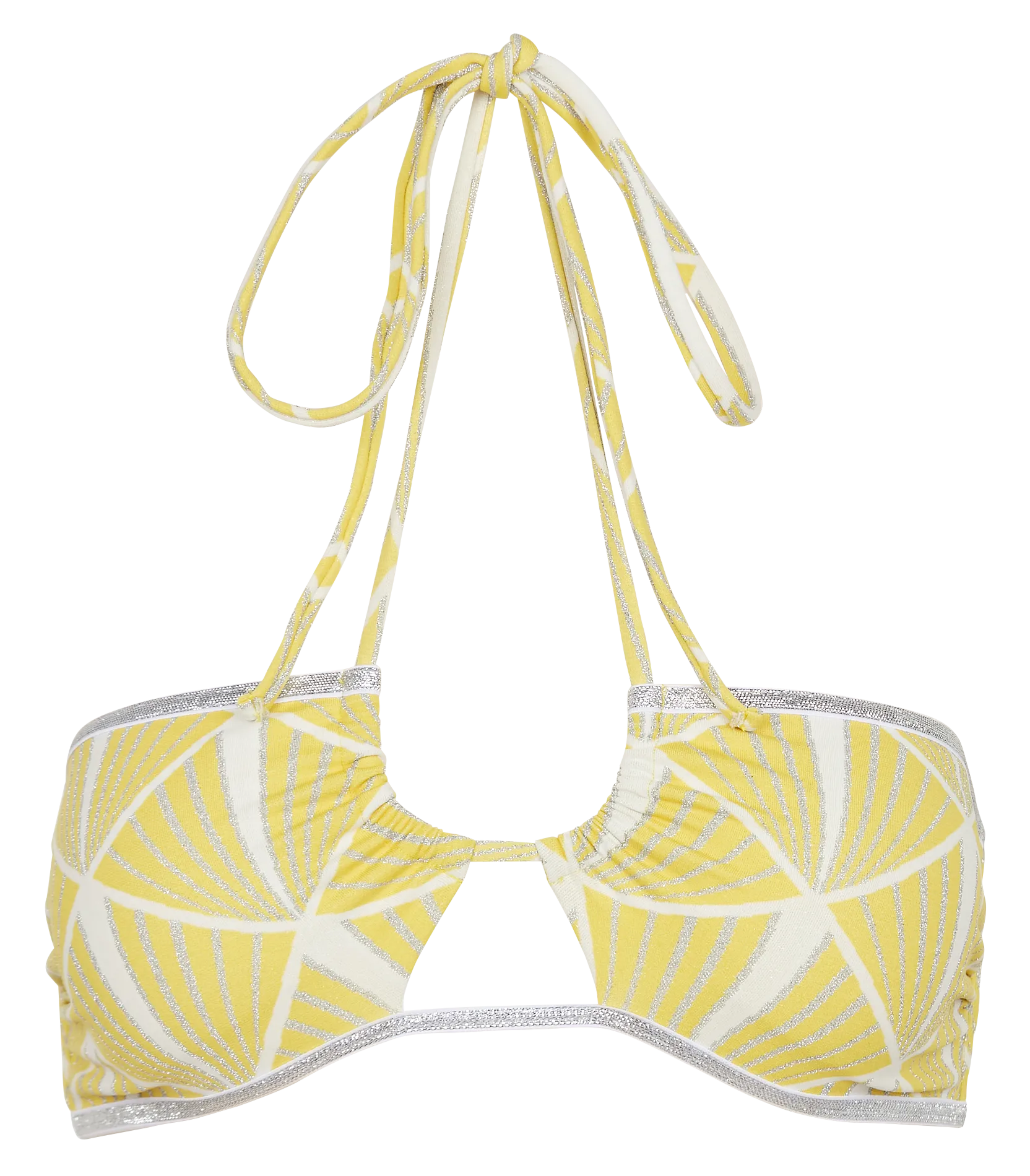 Haut de maillot bandeau Jaune EUGENIE