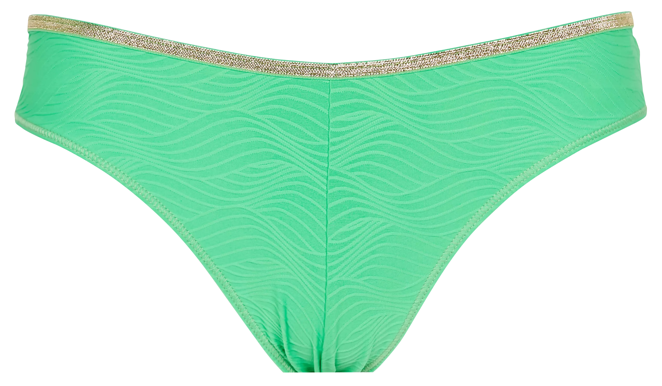 Bas de maillot texturé Vert PAMELA