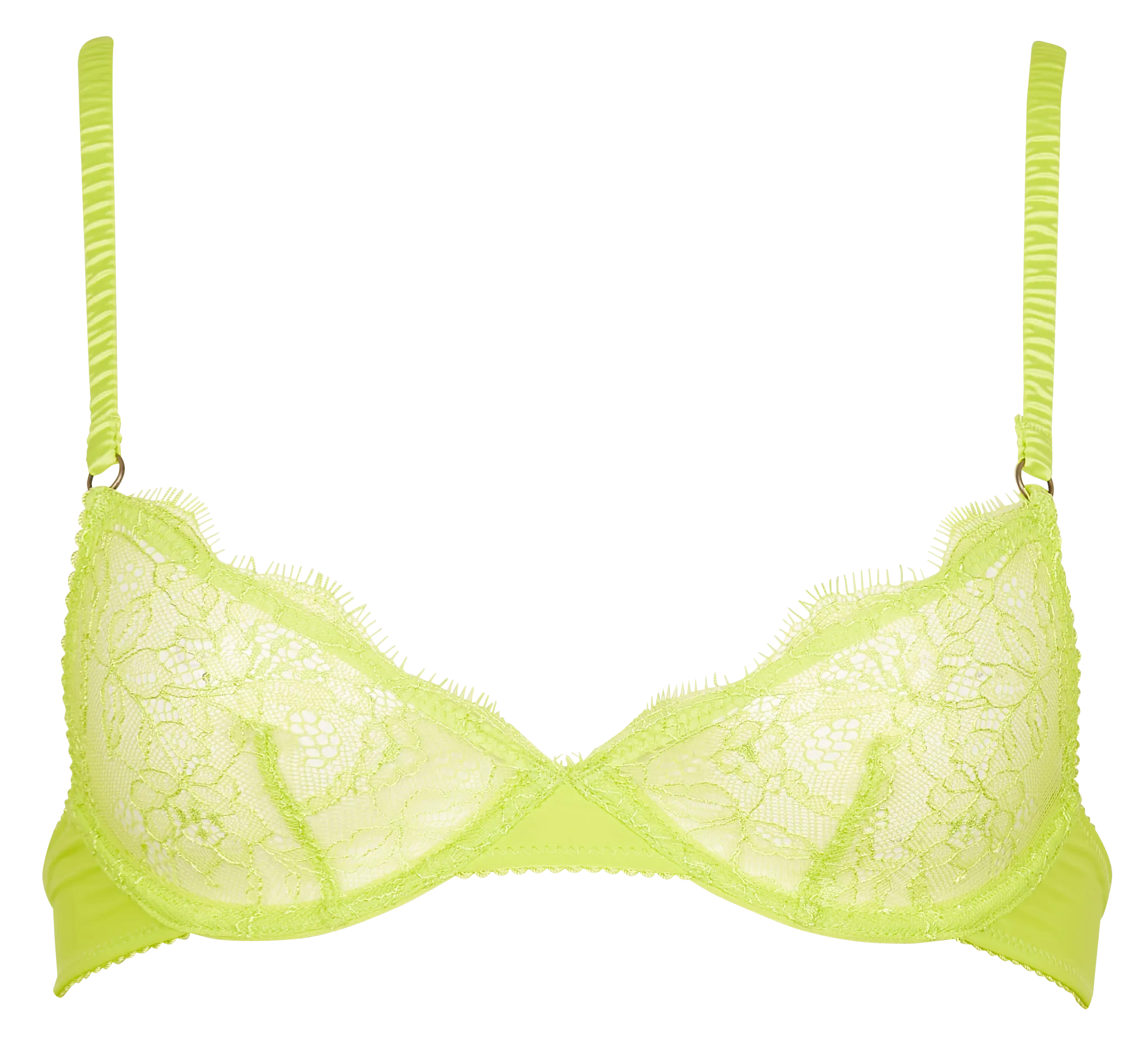Soutien-gorge avec armatures en dentelle Vert ROMEO