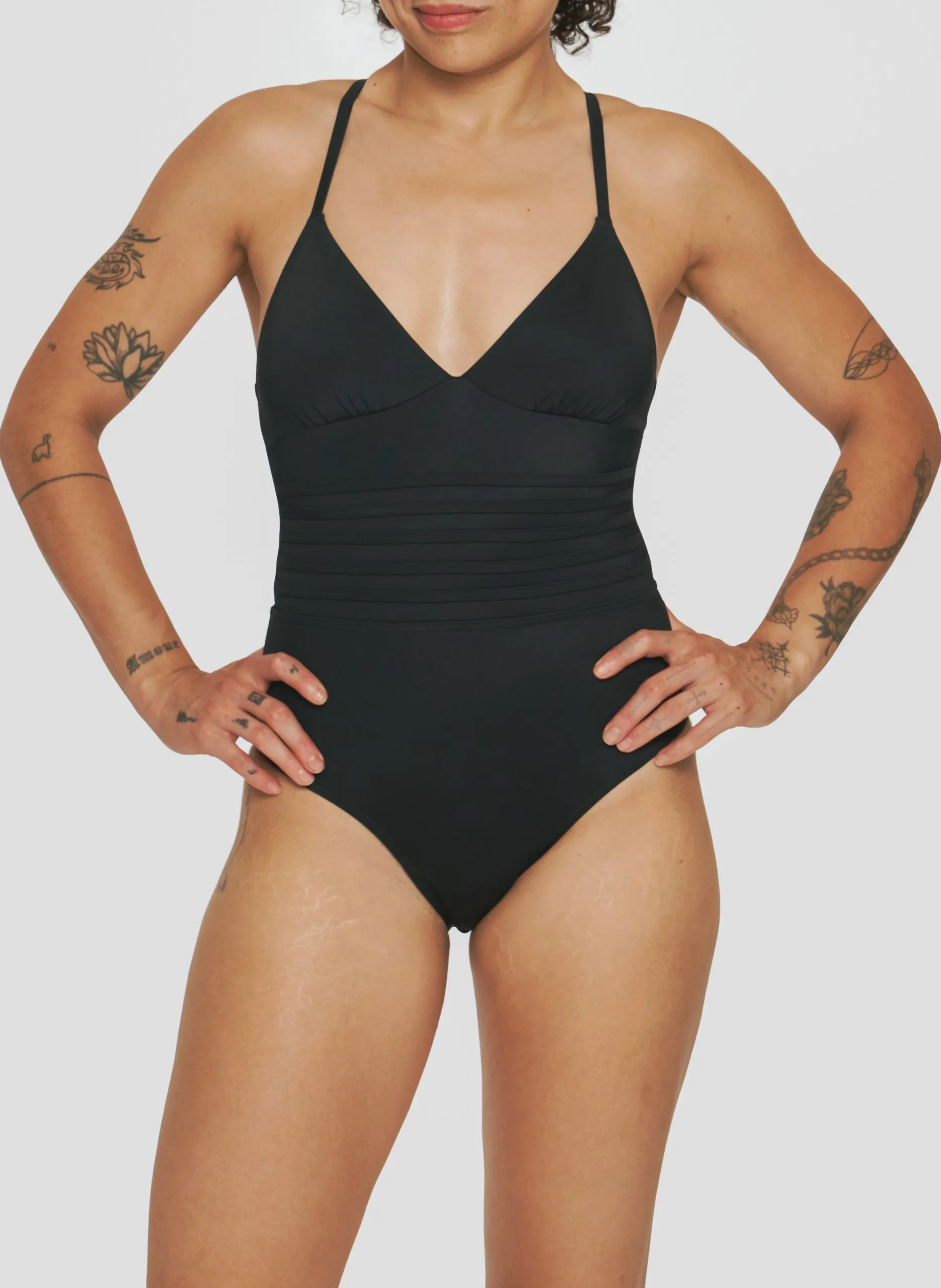 Maillot de bain menstruel Noir NEREIDES