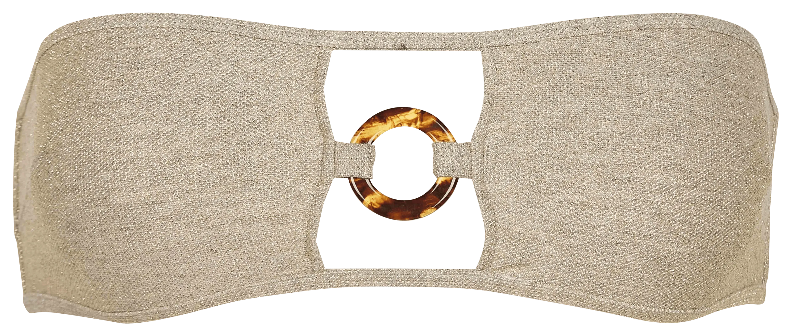 Haut de maillot bandeau Doré LECCE