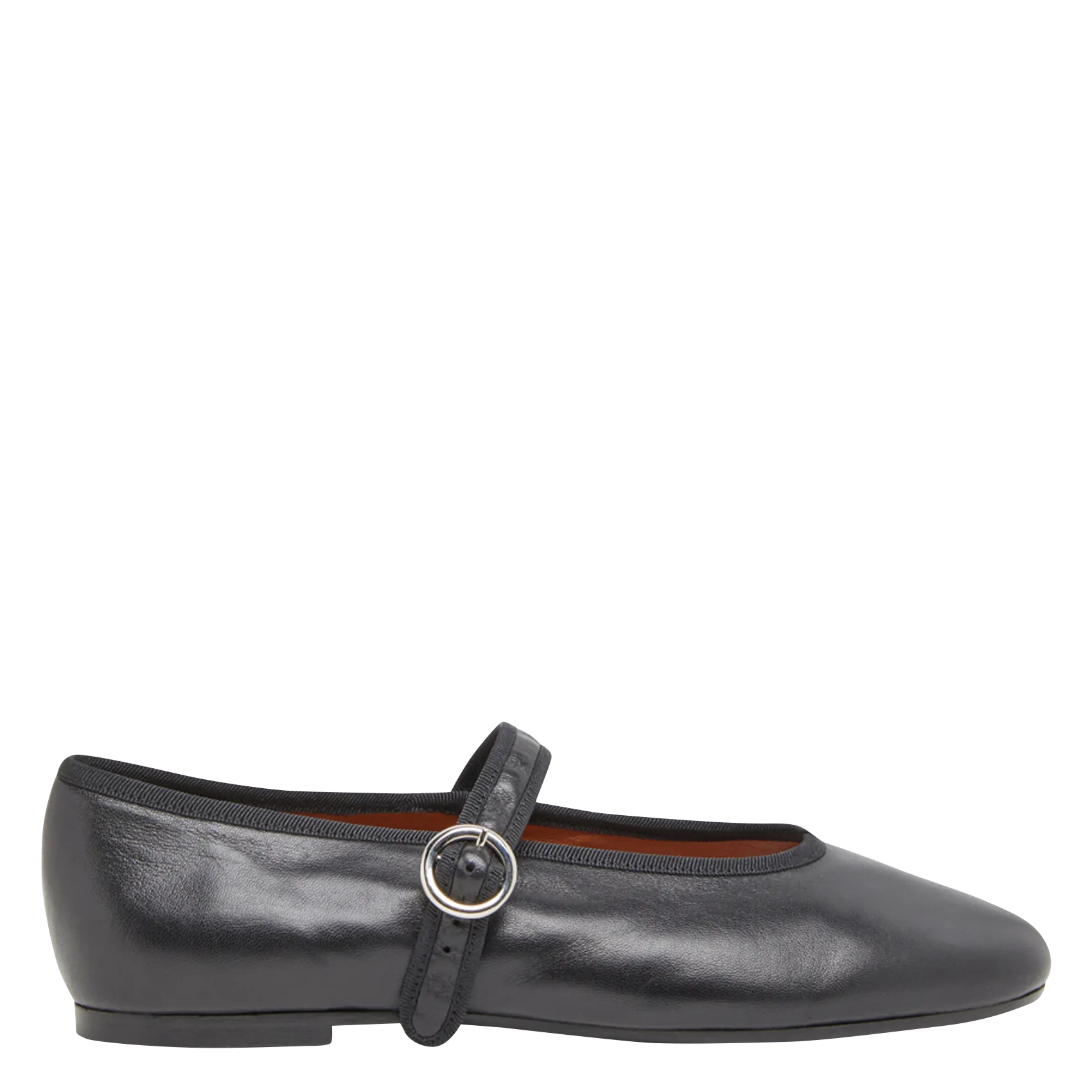 Ballerine en cuir Noir DEESSE