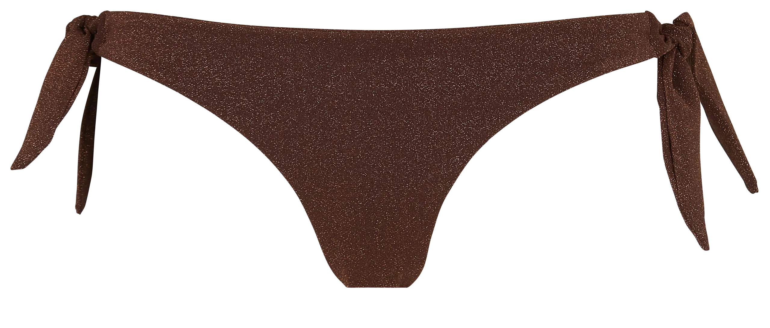 Bas de maillot de bain pailleté Marron CALVI