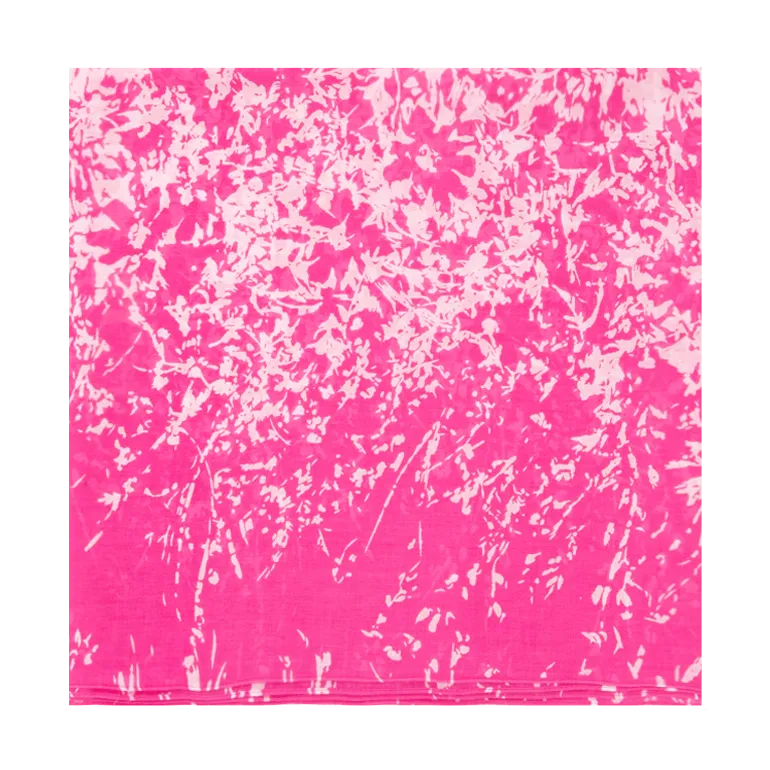 Etole imprimée en coton Rose