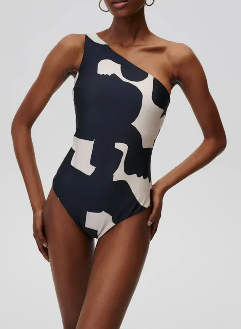 Maillot une pièce imprimé Noir ABOUT YOU